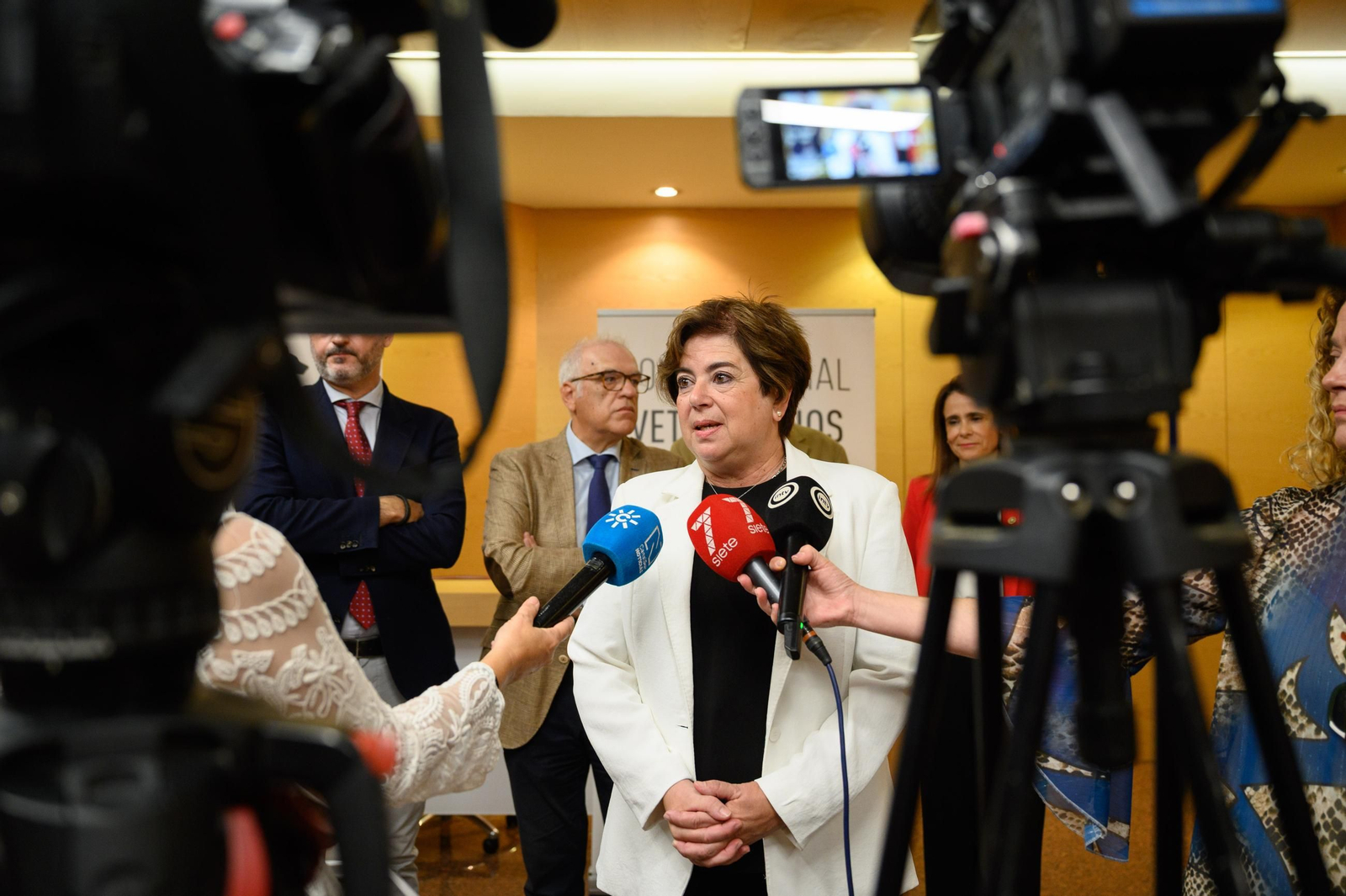 La presidenta del Colegio Oficial de Veterinarios de Almería, Yasmina Domínguez.