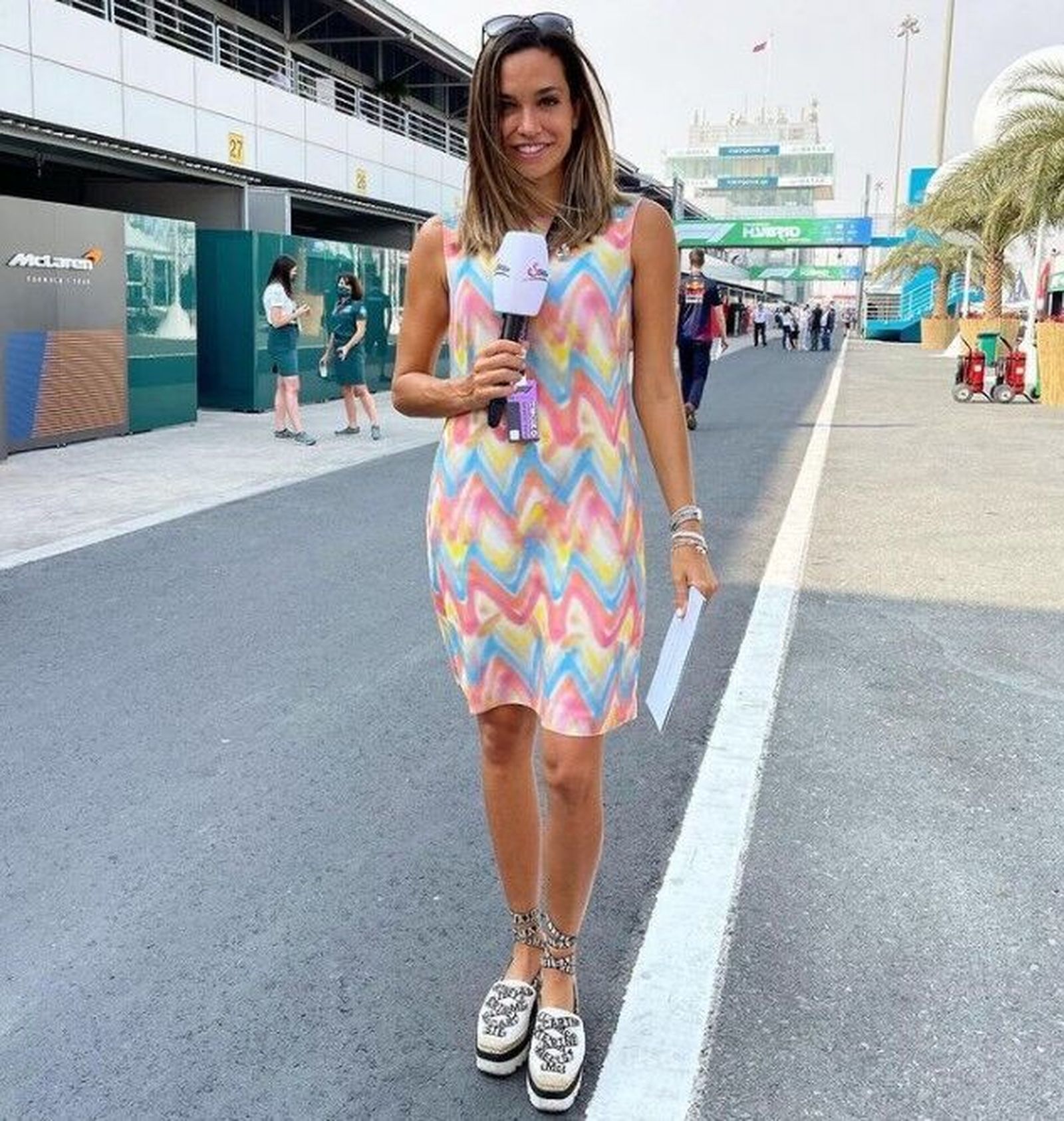 Andrea Schlager, la njueva pareja de Fernando Alonso.