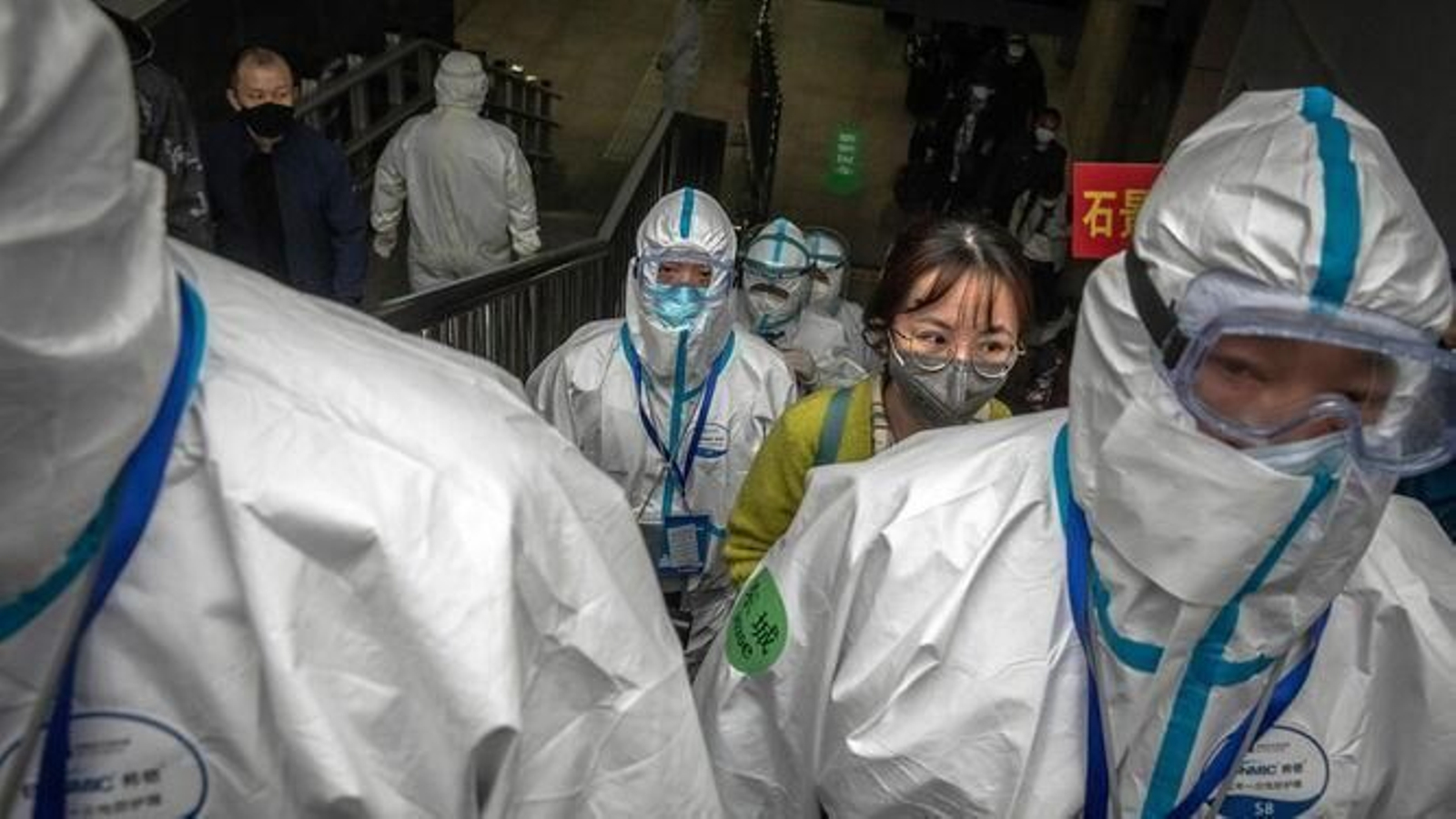 Ciudadanos de Wuhan durante la epidemia