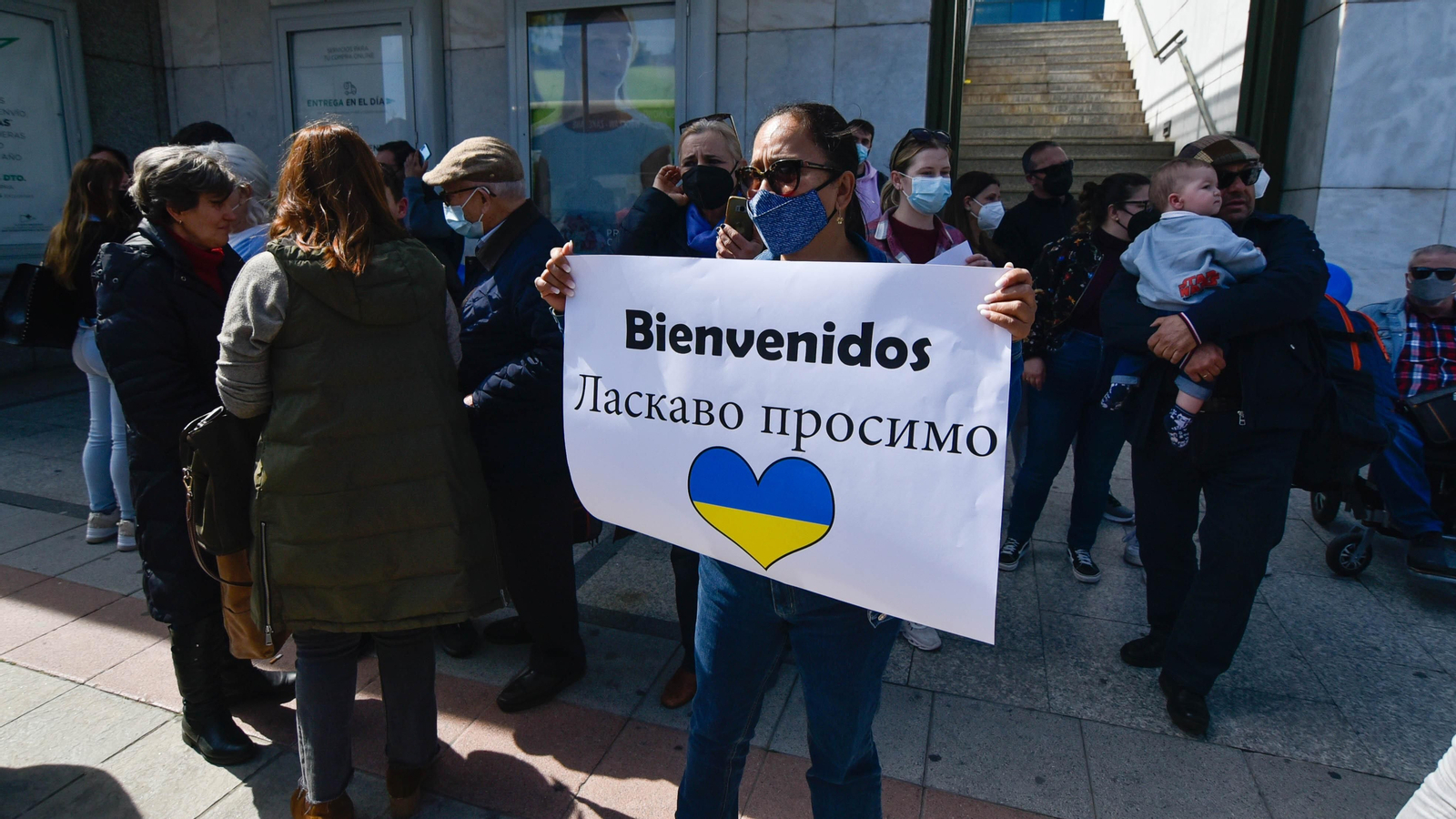 Llegada de refugiados ucranianos a Algeciras