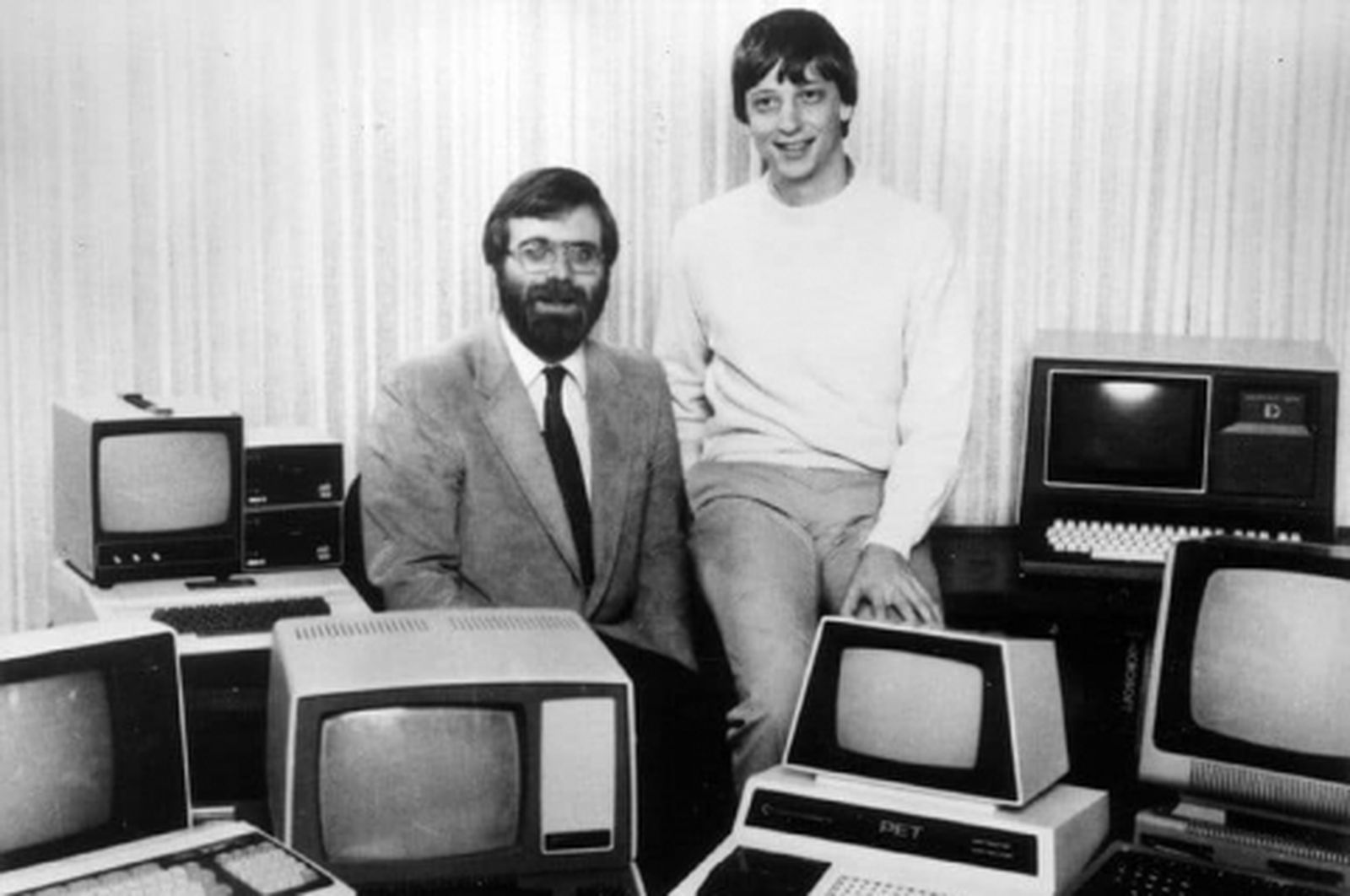 Paul Allen y Bill Gates, creadores de Microsoft.