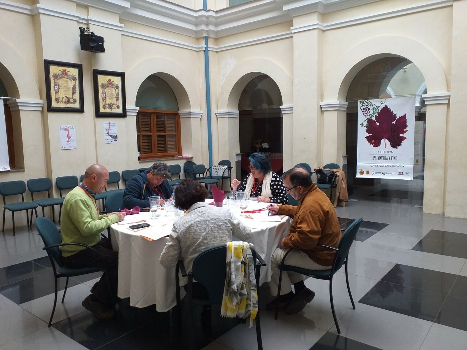 Jurado de la cata-concurso.