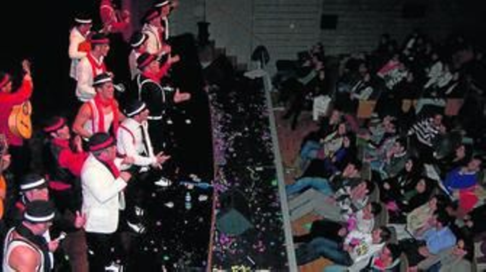 El público llenó el Teatro Municipal de Valverde del Camino para ver la final del concurso provincial.
