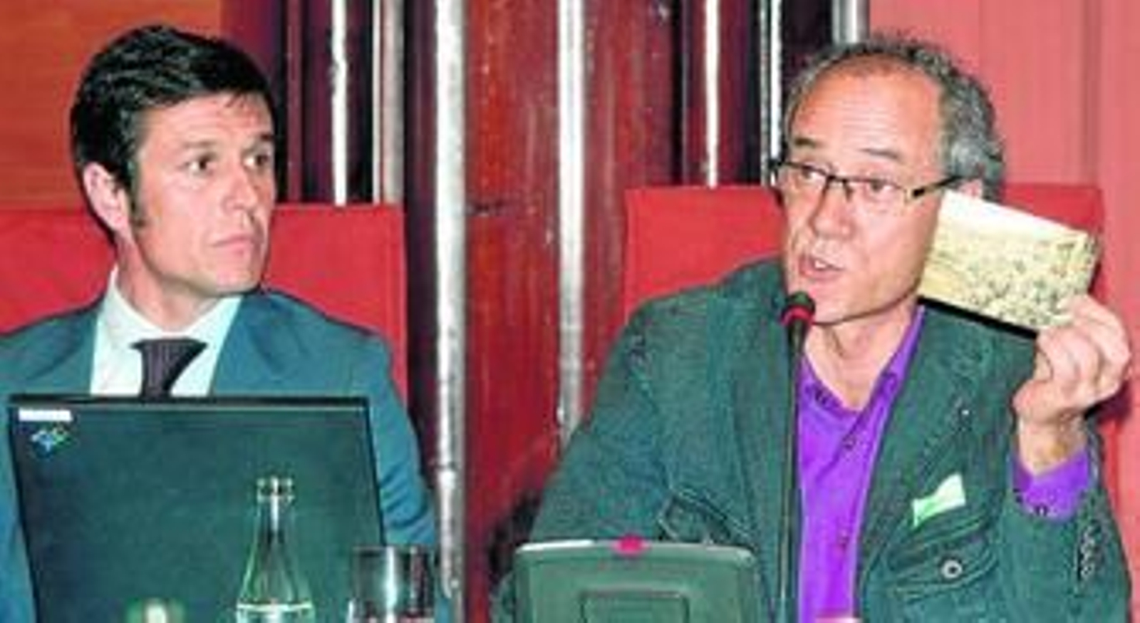 Joselito y Salvador Boix, dos de los defensores de la Fiesta.