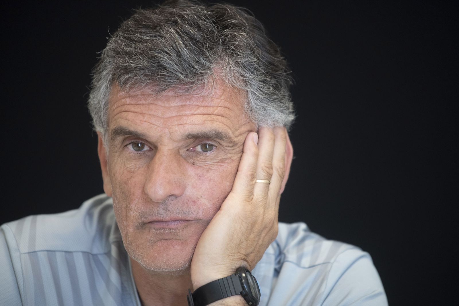 Las fotos de la entrevista a Mendilibar