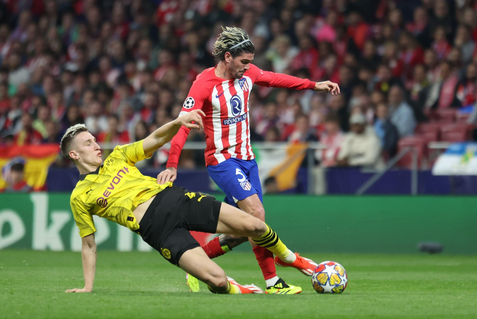 El Atlético de Madrid - Borussia Dortmund, en fotos