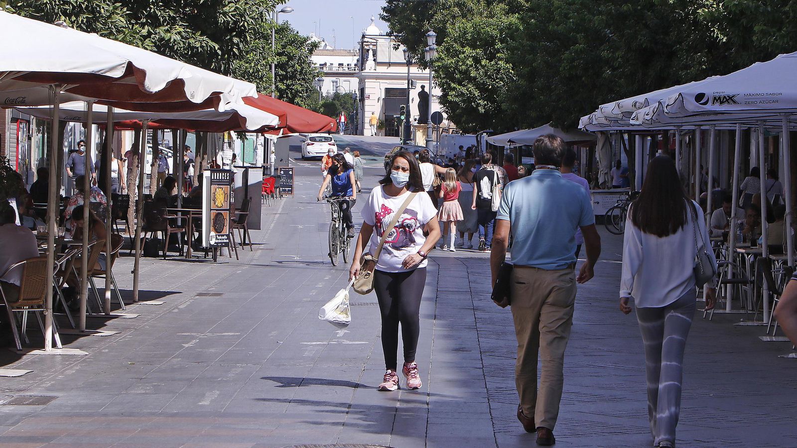 San Jacinto en el tramo más próximo al Altozano.