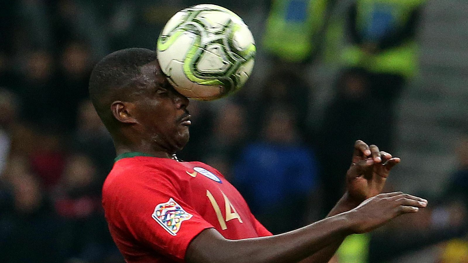 William Carvalho, durante un partido de Portugal.