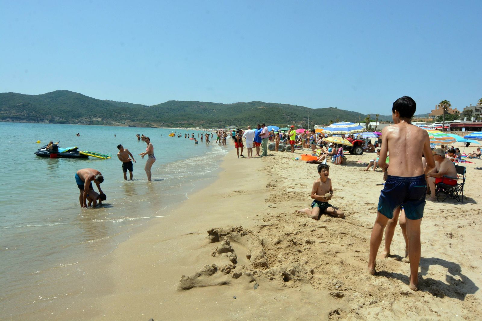 La playa de Getares, en Algeciras