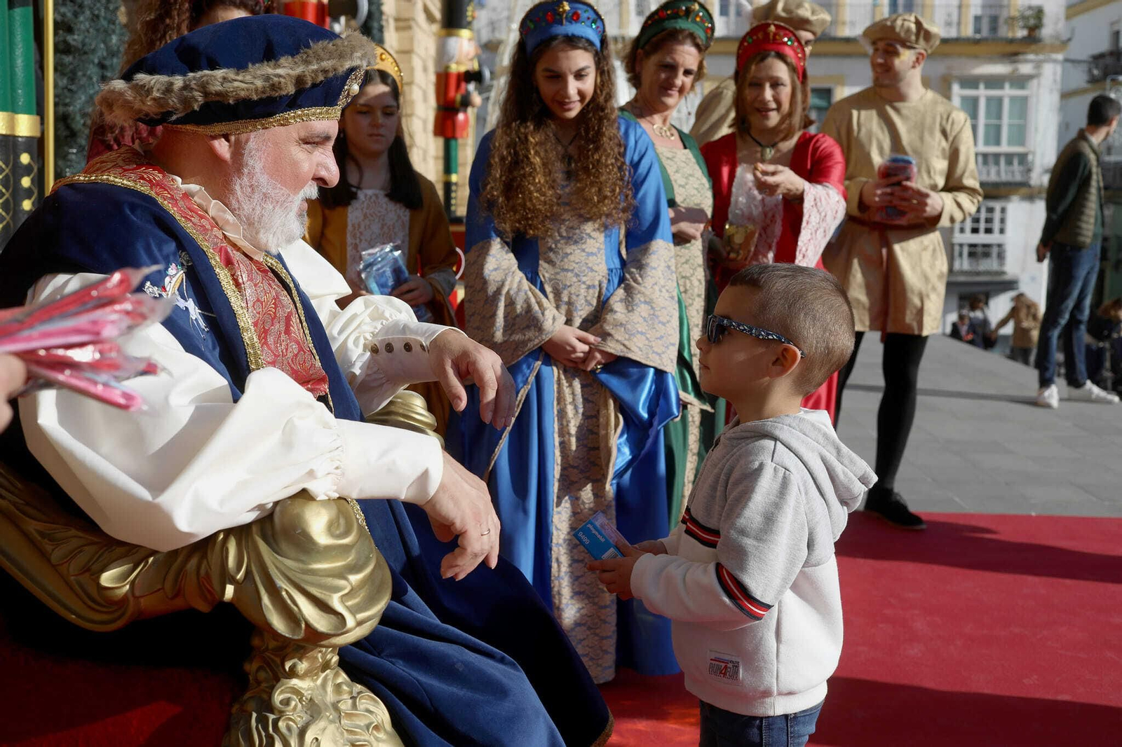 El Heraldo de los Reyes Magos, en el Ayuntamiento de San Fernando