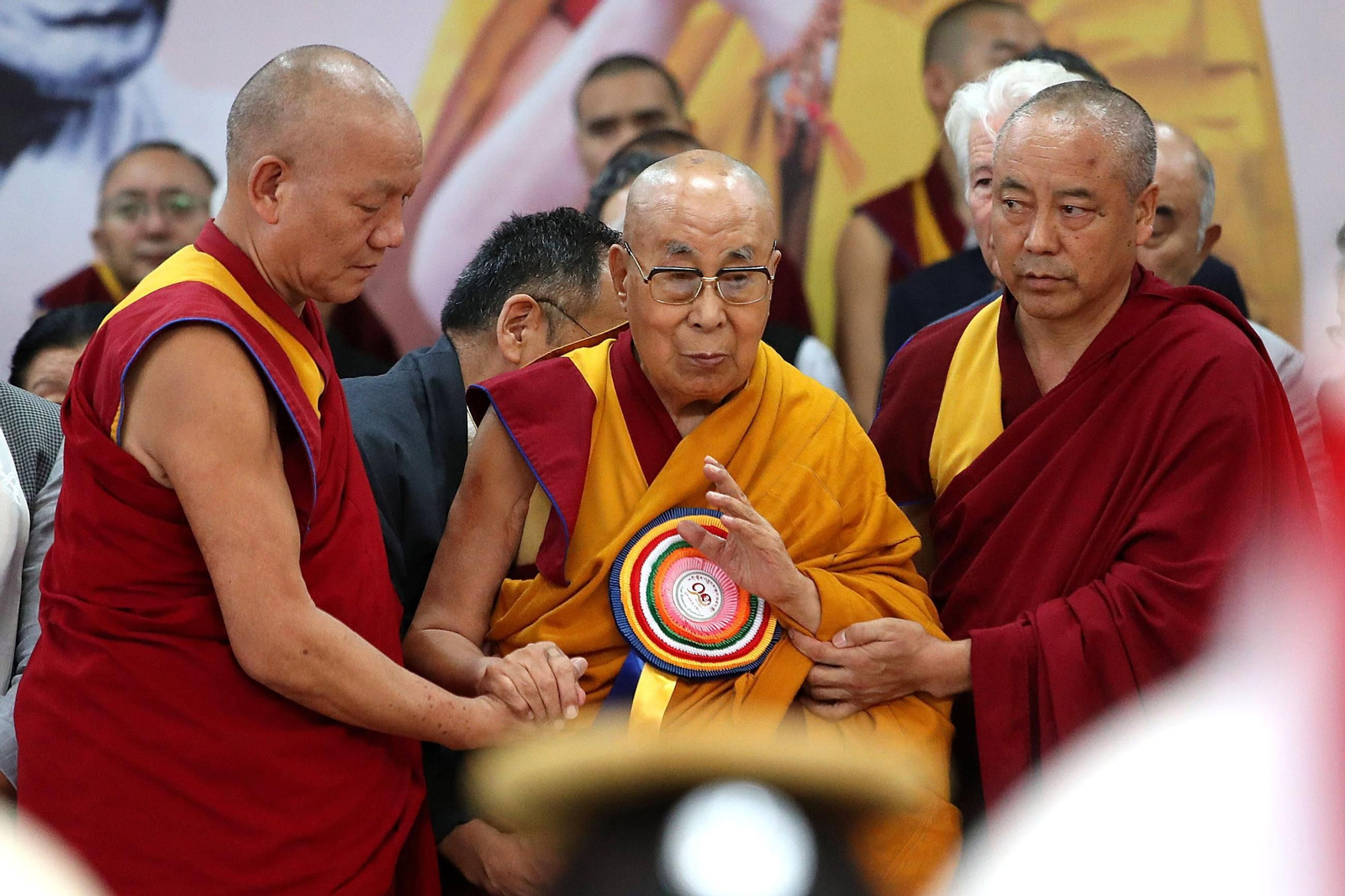 Las imágenes del 90º cumpleaños del dalái lama