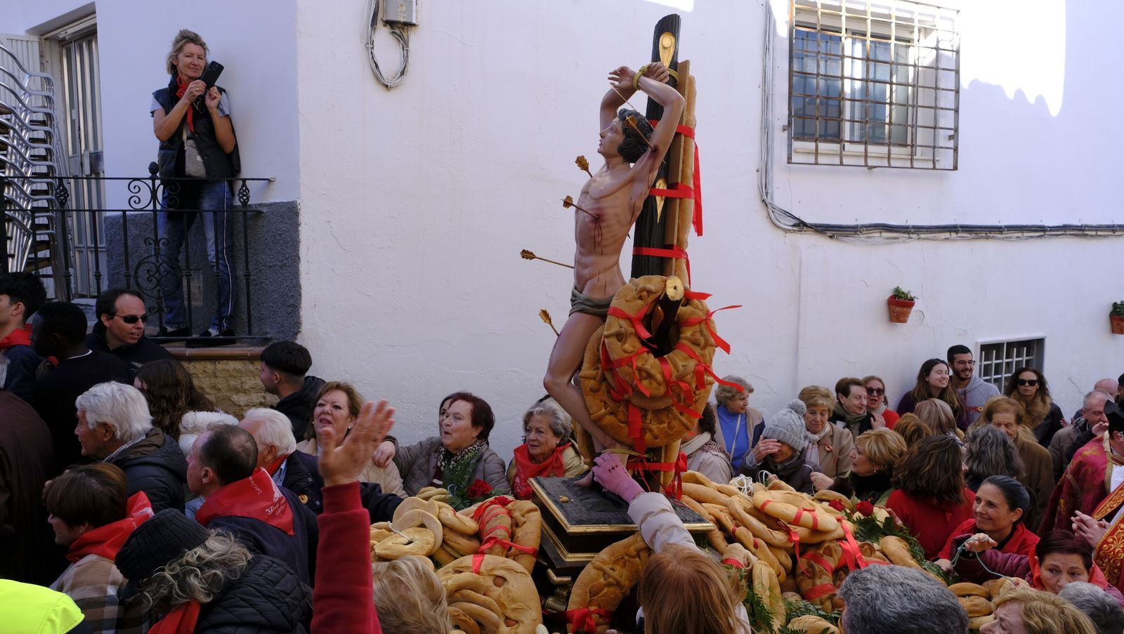 San Sebastián y los roscos de Lubrín, en fotos