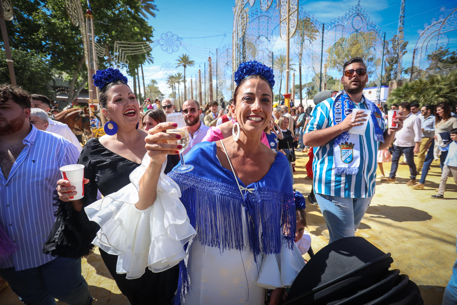 Imágenes del ambiente el domingo en la Feria de Jerez 2024
