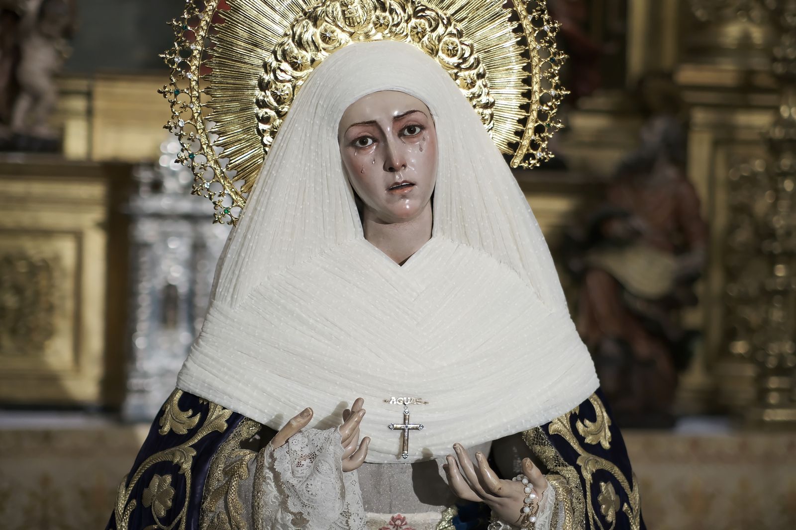 Las imágenes de la veneración a la Virgen de las Aguas del Museo