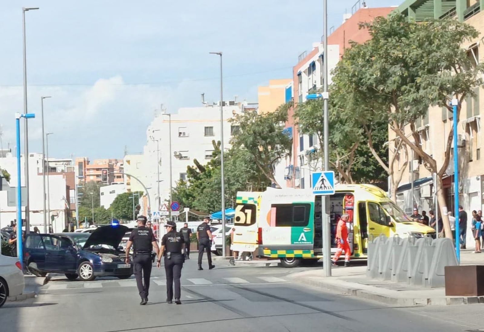 Imagen tomada por uno de los testigos.