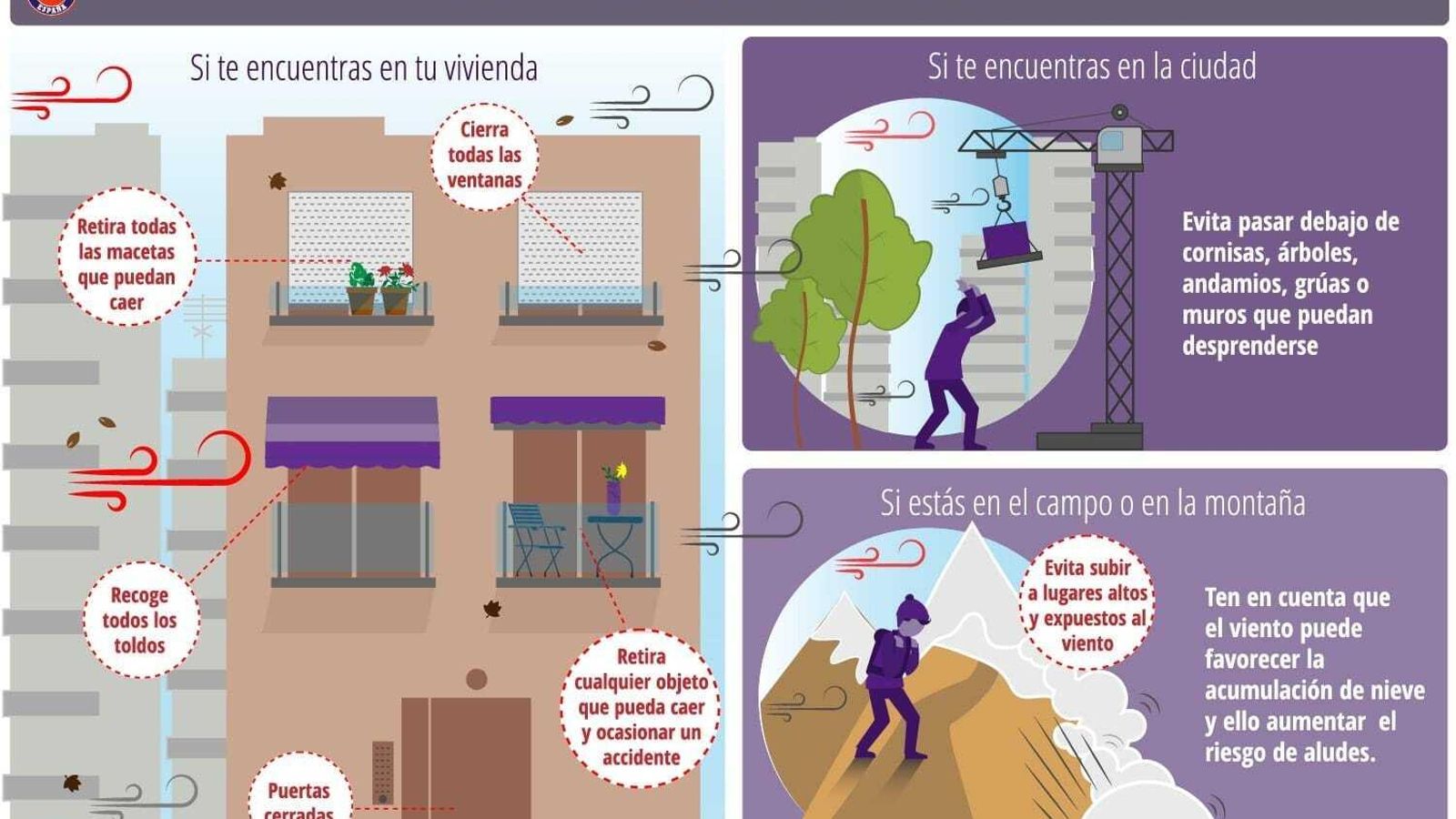 El Ayuntamiento de Almería ha publicado en sus redes sociales consejos para la ciudadanía ante la situación de alerta meteorológica El Ayuntamiento de Almería ha publicado en sus redes sociales consejos para la ciudadanía ante la situación de alerta meteorológica