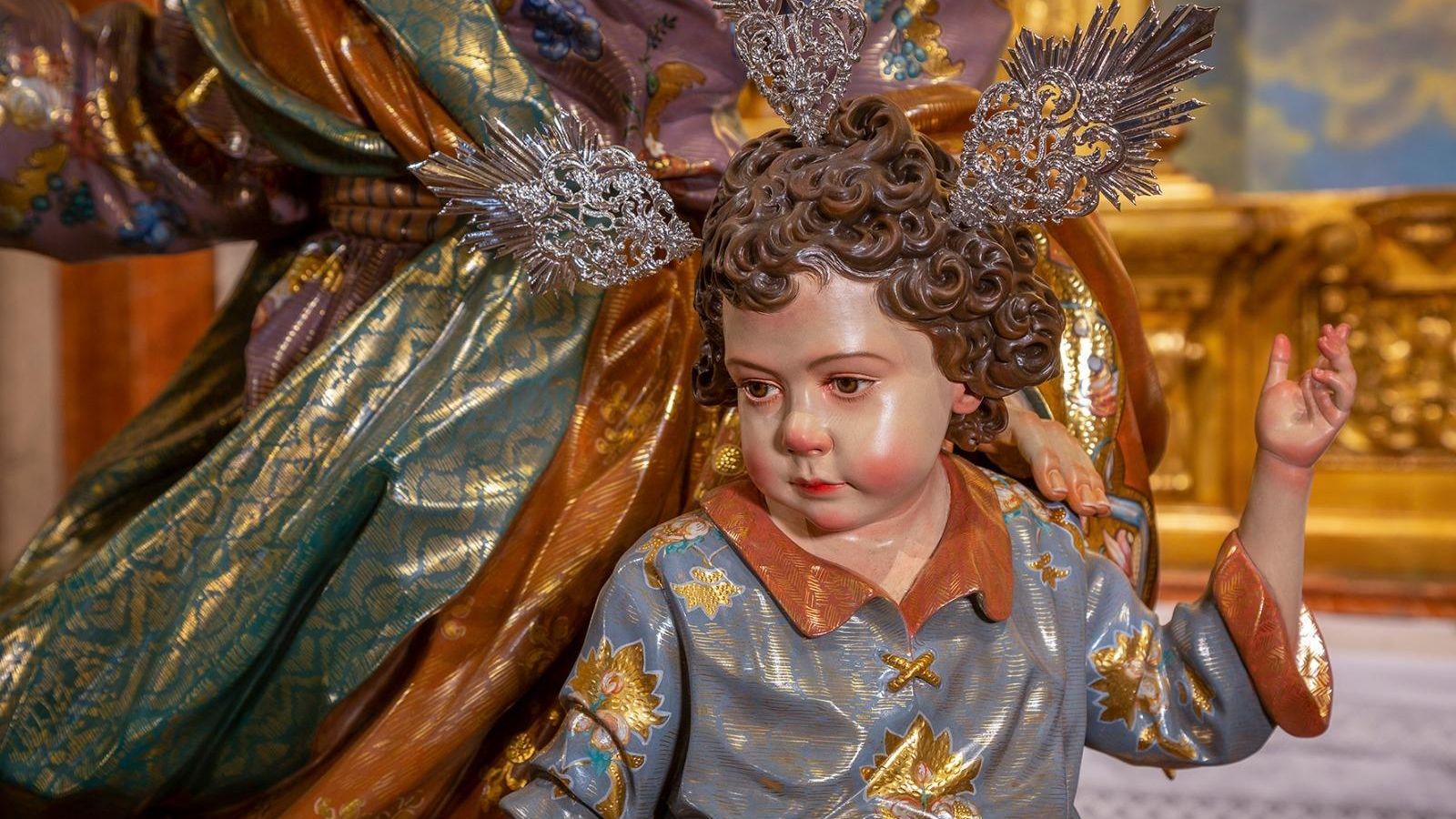 Detalle del Niños Jesús.