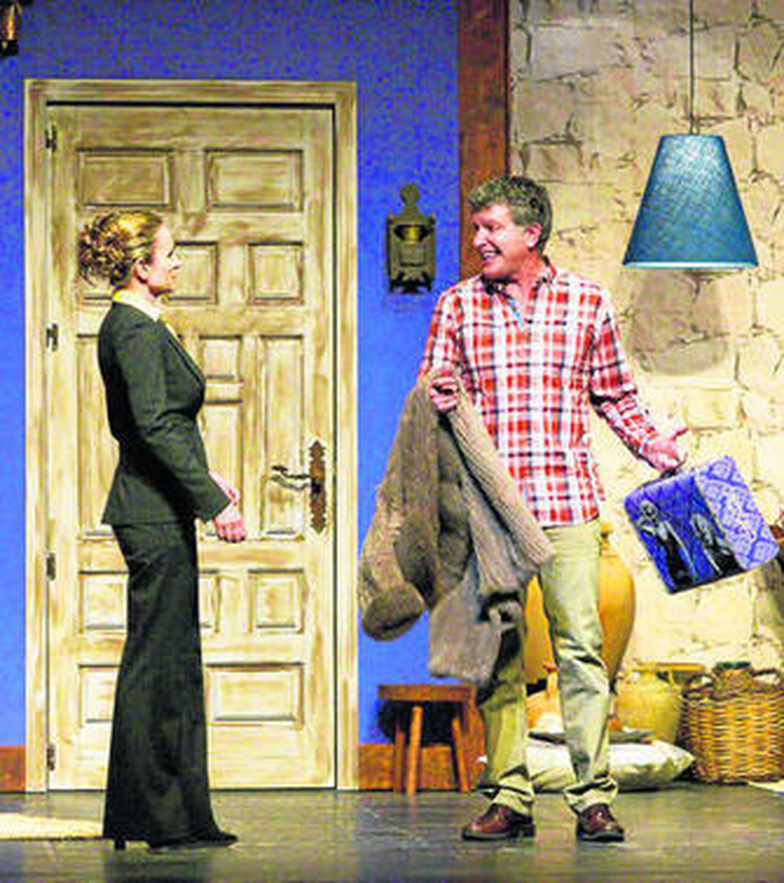 Escena de la comedia que se representa hoy en Roquetas.