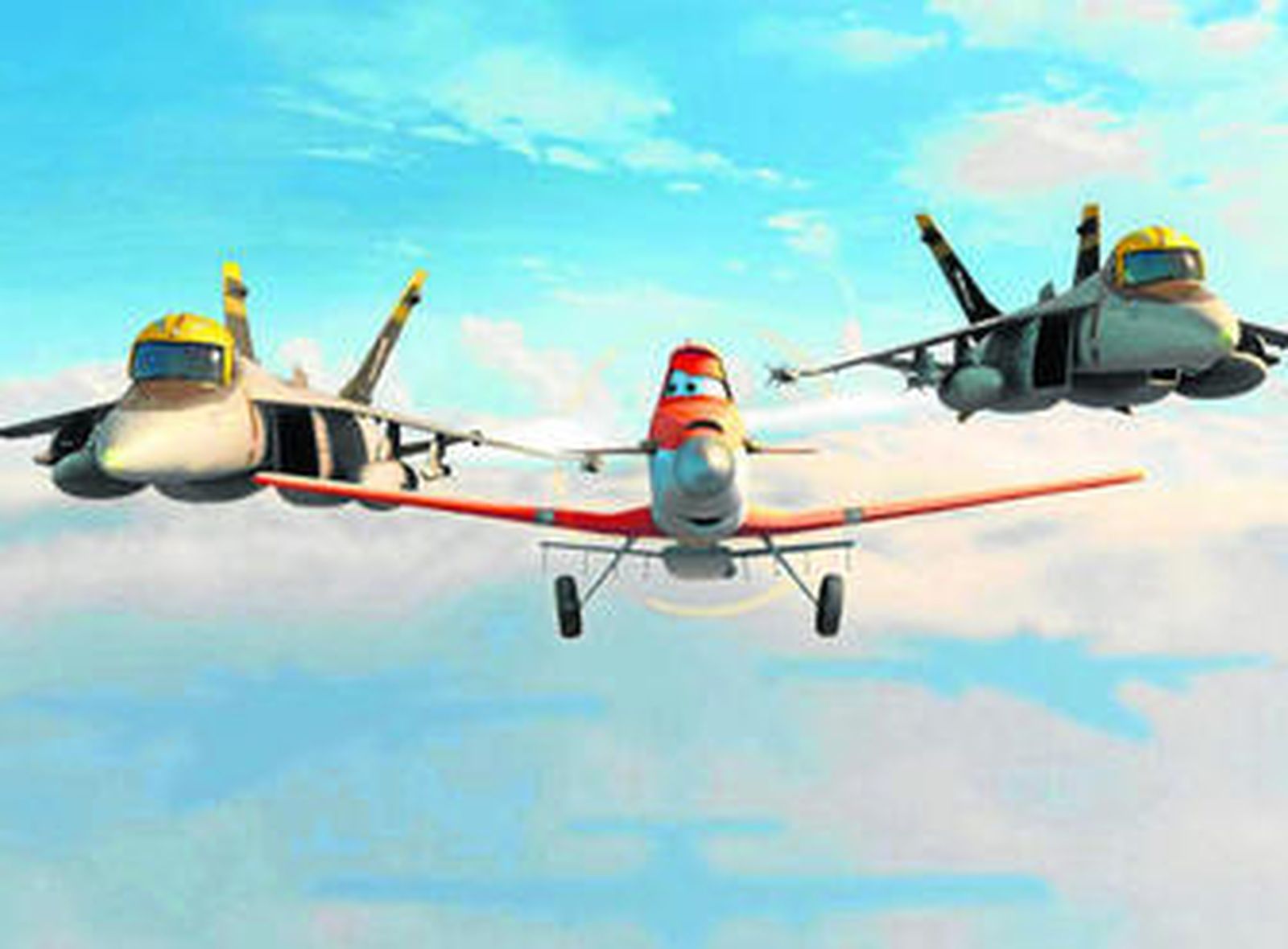 Una escena de la película 'Aviones'.