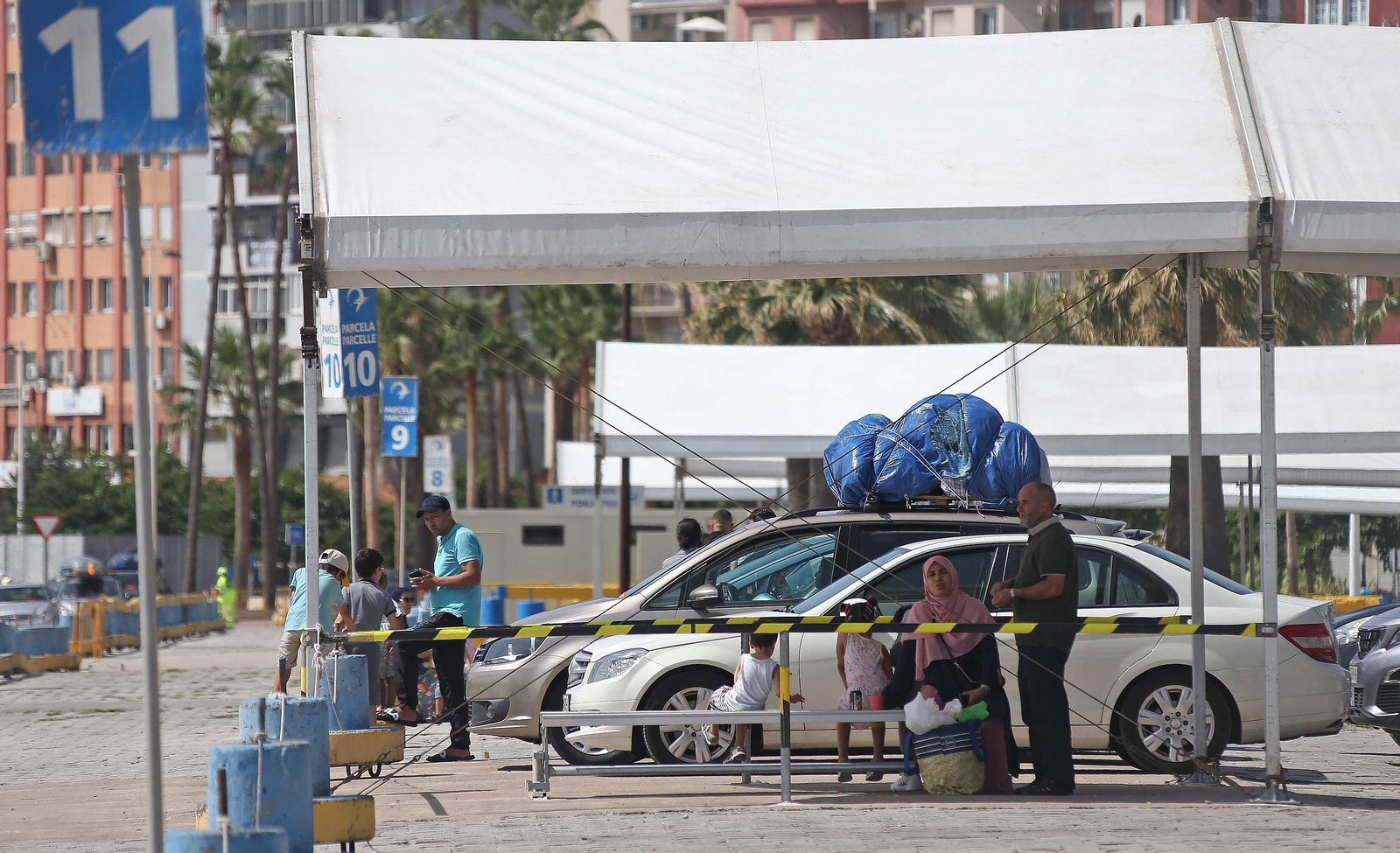 Fotos del domingo en la Operación Paso del Estrecho en Algeciras