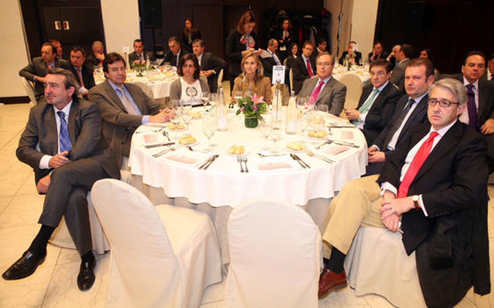 Heriberto Asencio Cantisan, Eduardo Agüera Carmona, Elena Martínez-Sagrera, Pilar Sebastián Bueno, Antonio Díaz Córdoba, Francisco Rapún Lluan, Aurelio Oñate Barbero y Alberto Donaire.

Foto: Victoria Hidalgo y Juan Carlos Muñoz
