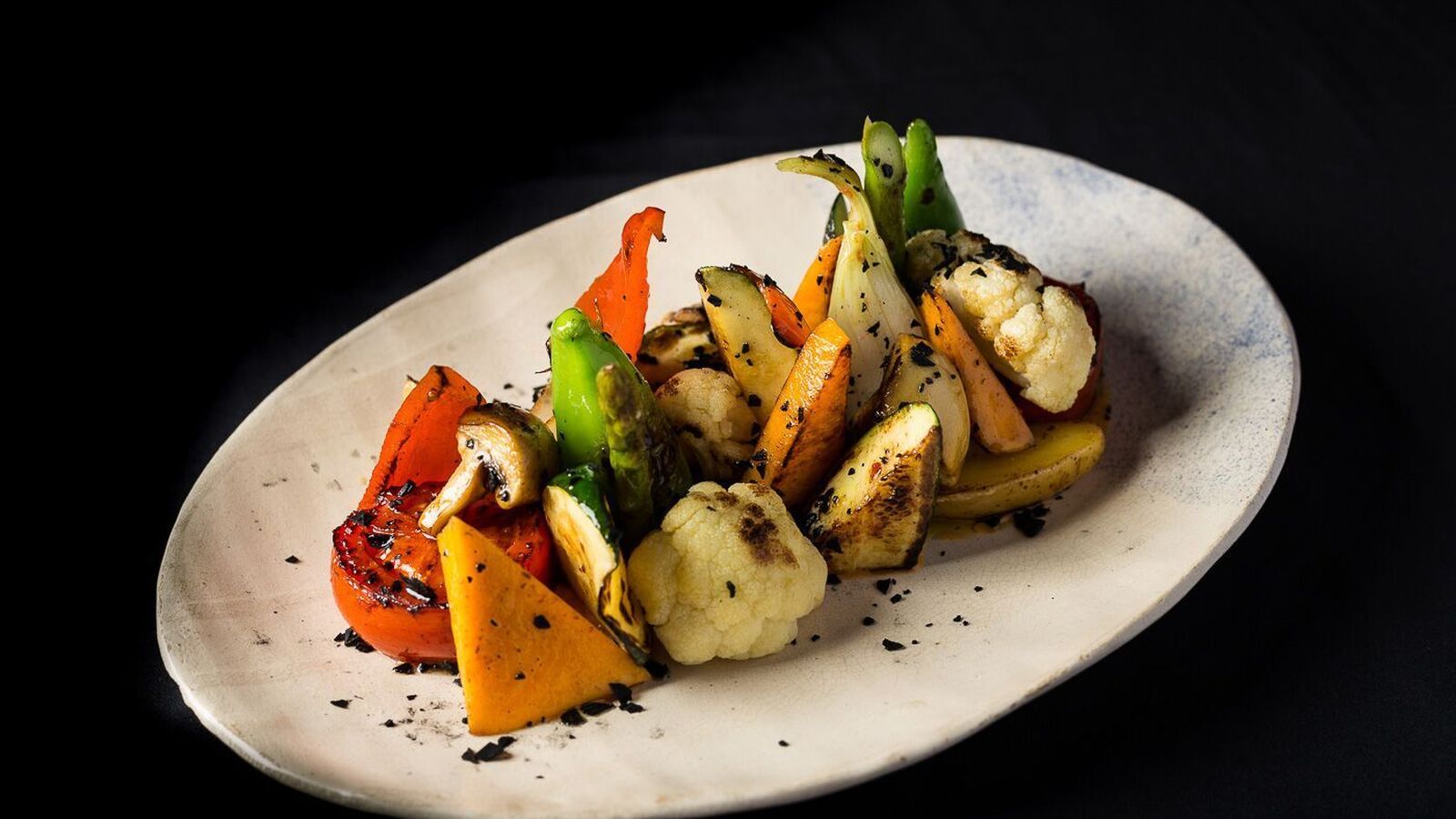Parrillada de verduras.