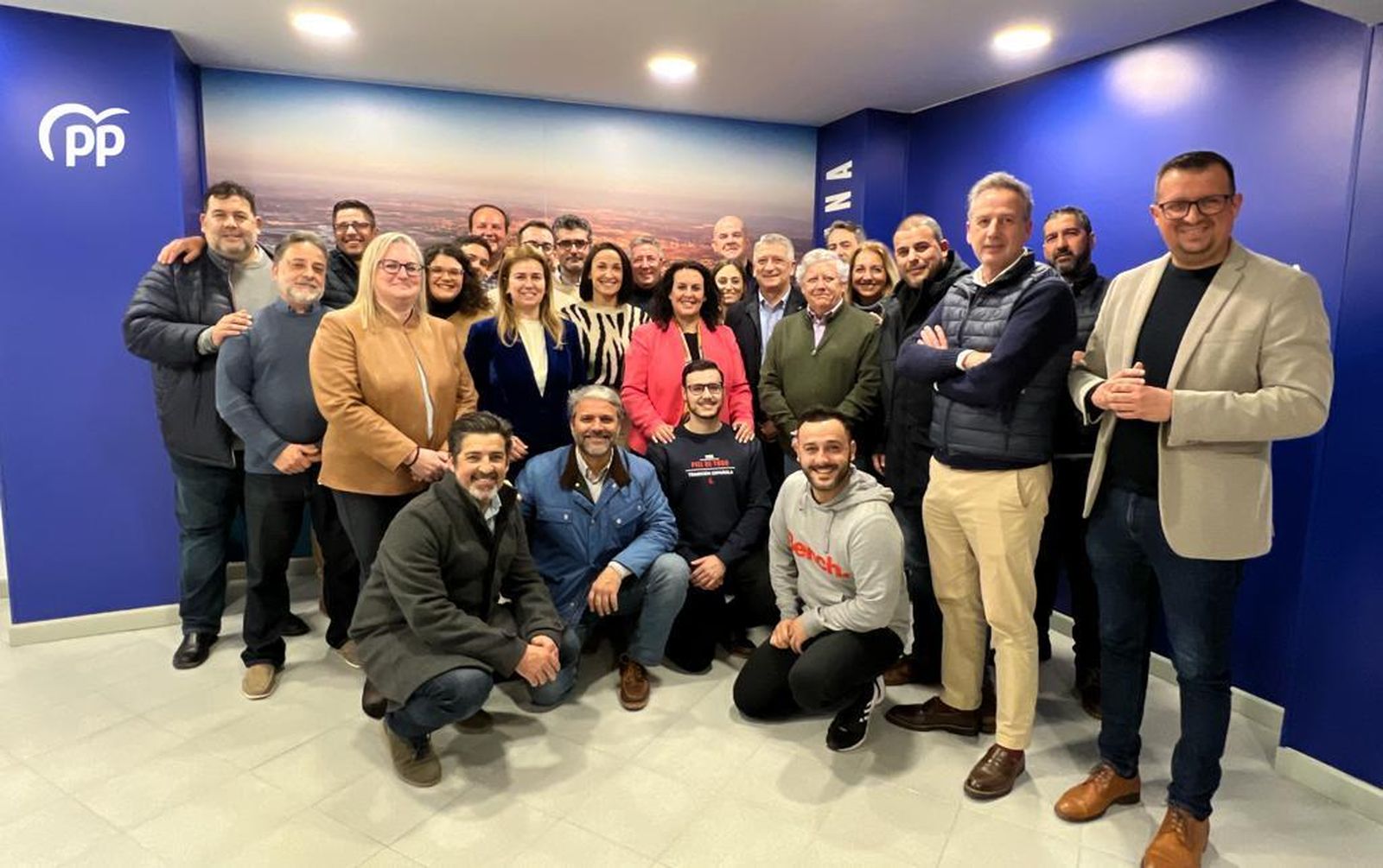 Imagen de la Junta Directiva del PP celebrada ayer.