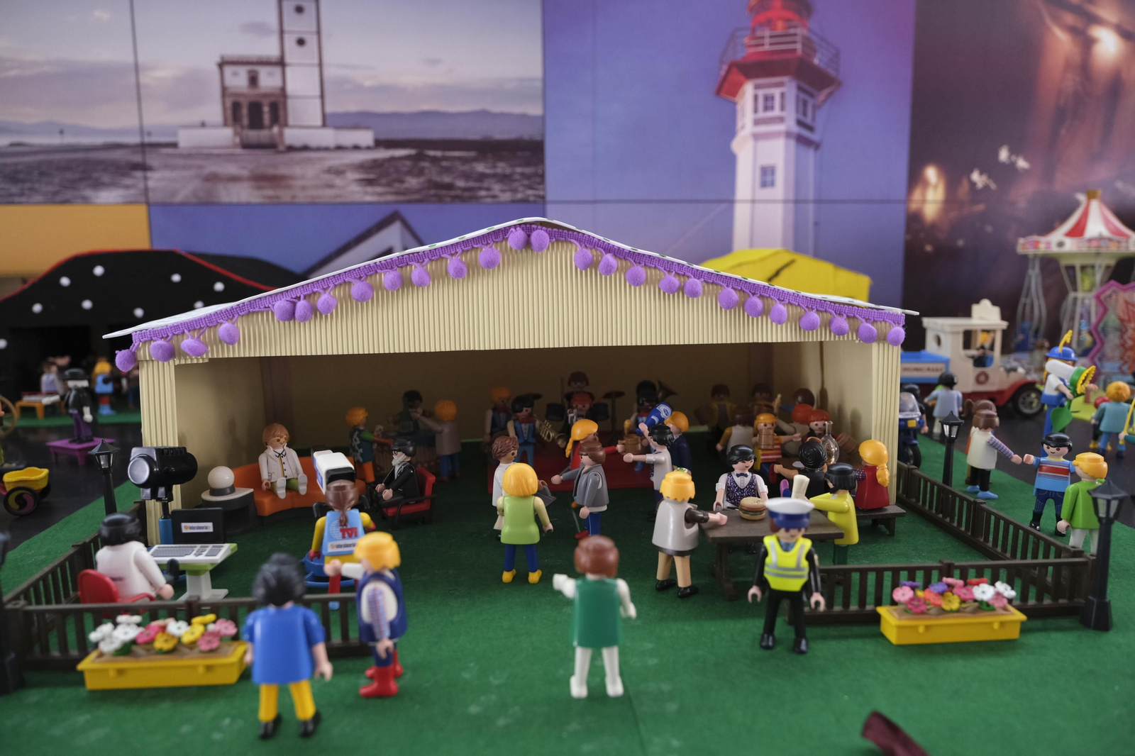 Fotogalería de los playmobil en la Feria de Almería.