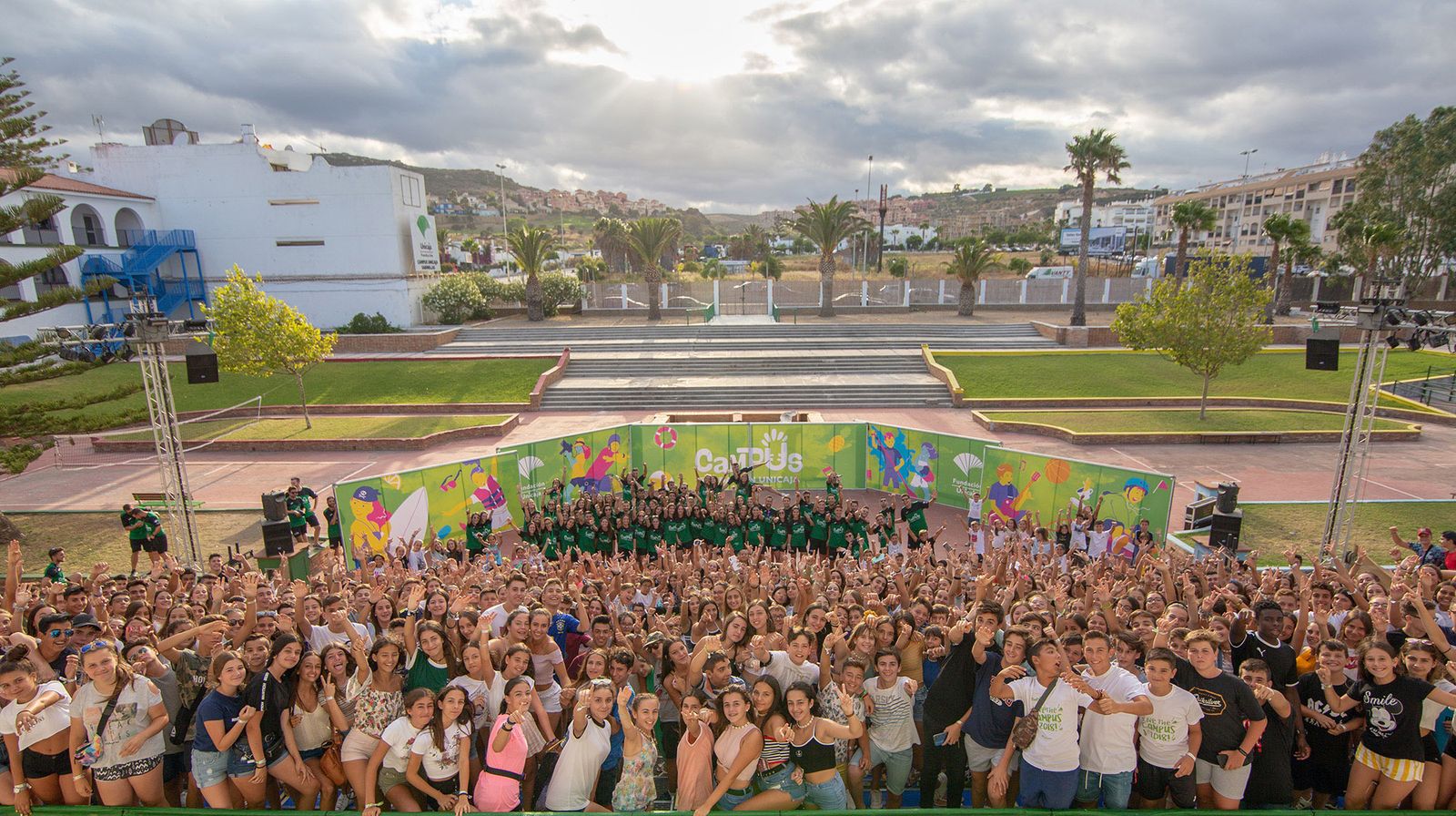 Participantes en los Campus Fundación Unicaja 2019.