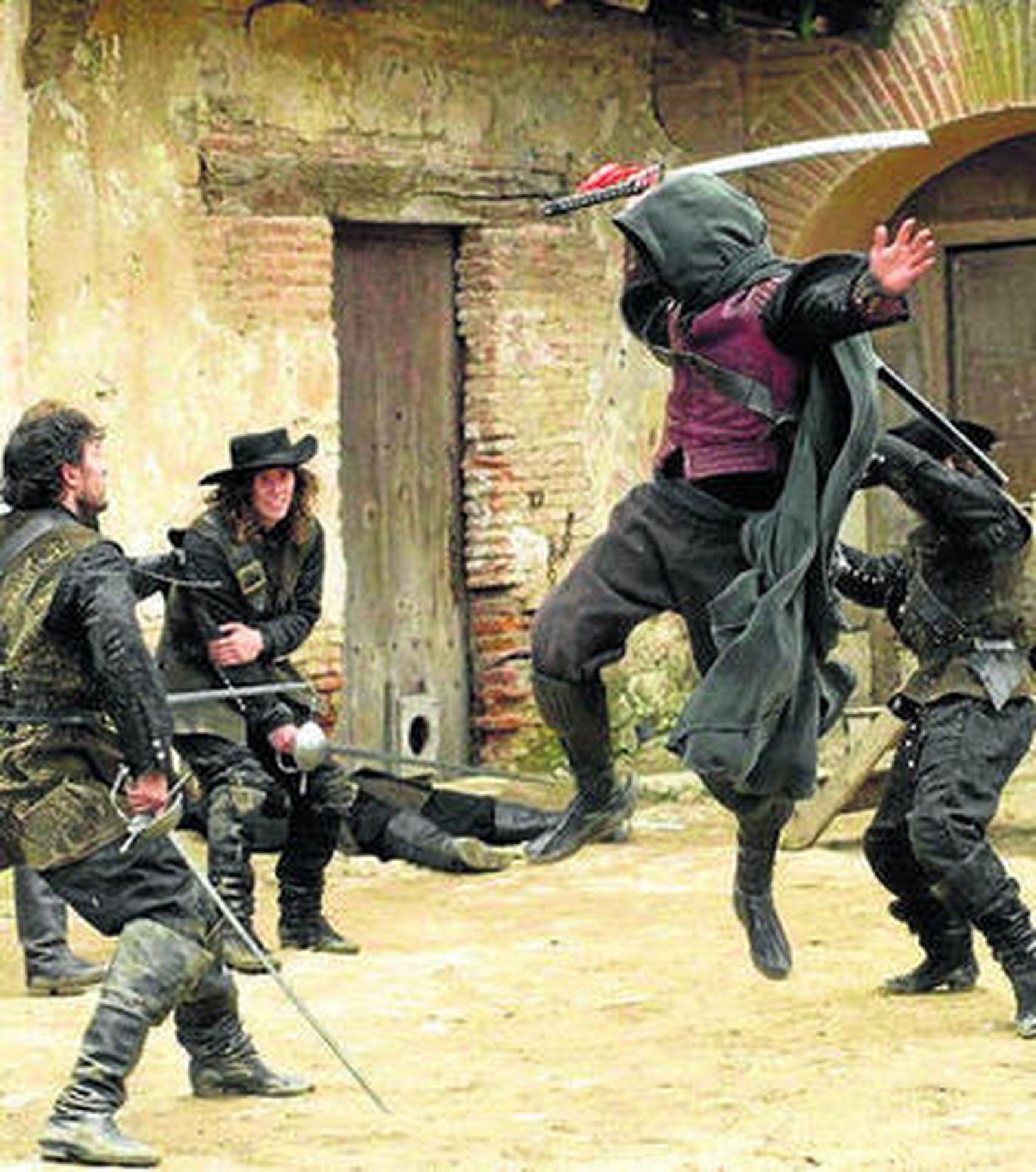 Una escena de acción de la exitosa serie 'Águila Roja'