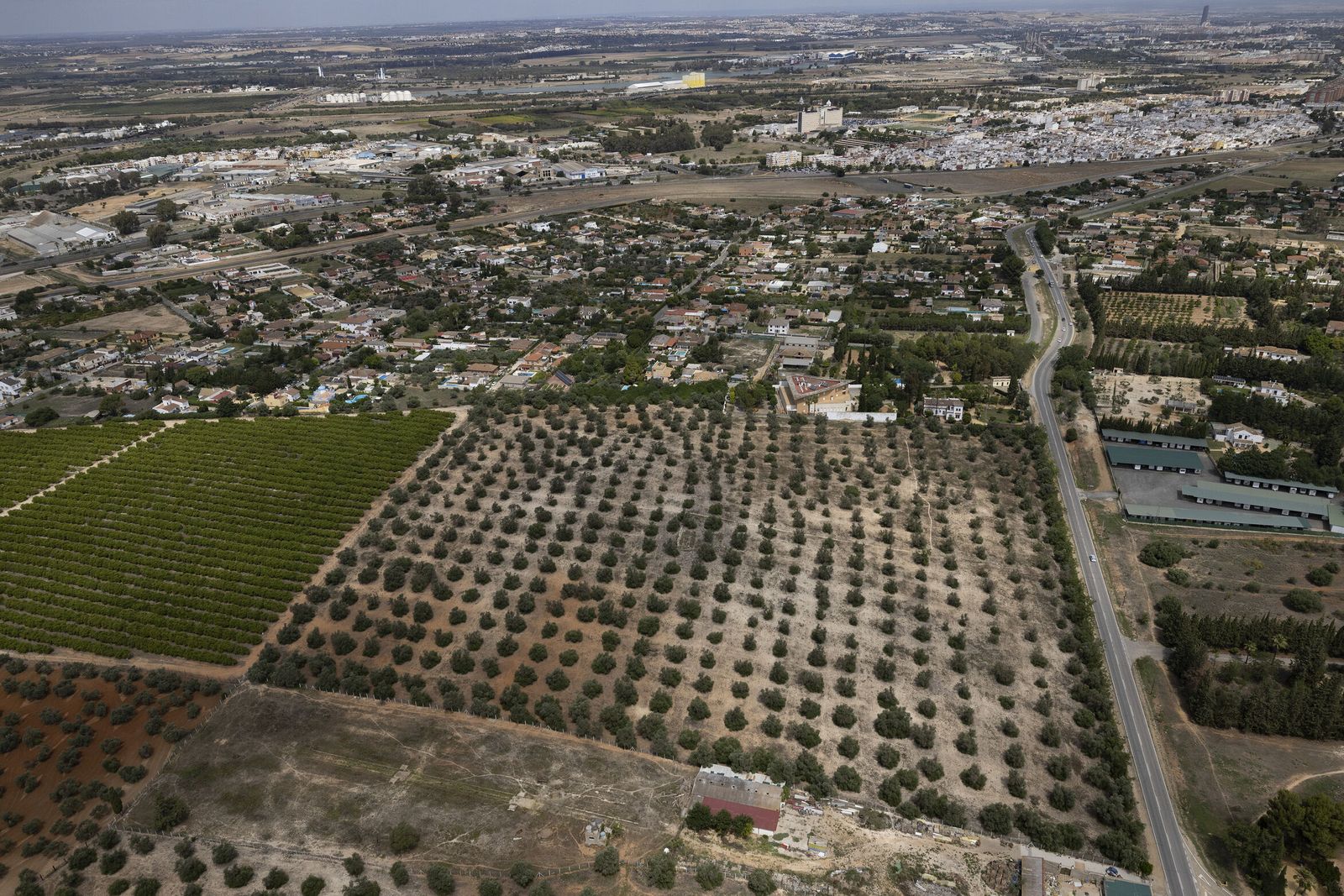 Sevilla desde el helicóptero de la Policía Nacional