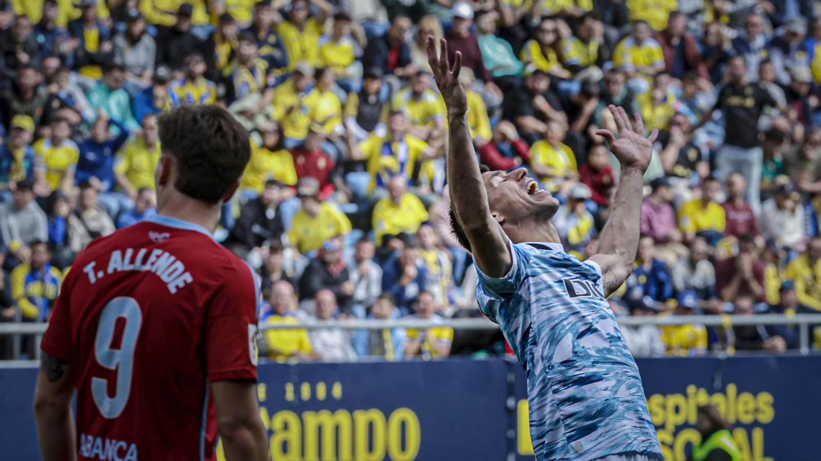 Partido de fútbol Cádiz CF - RC Celta.