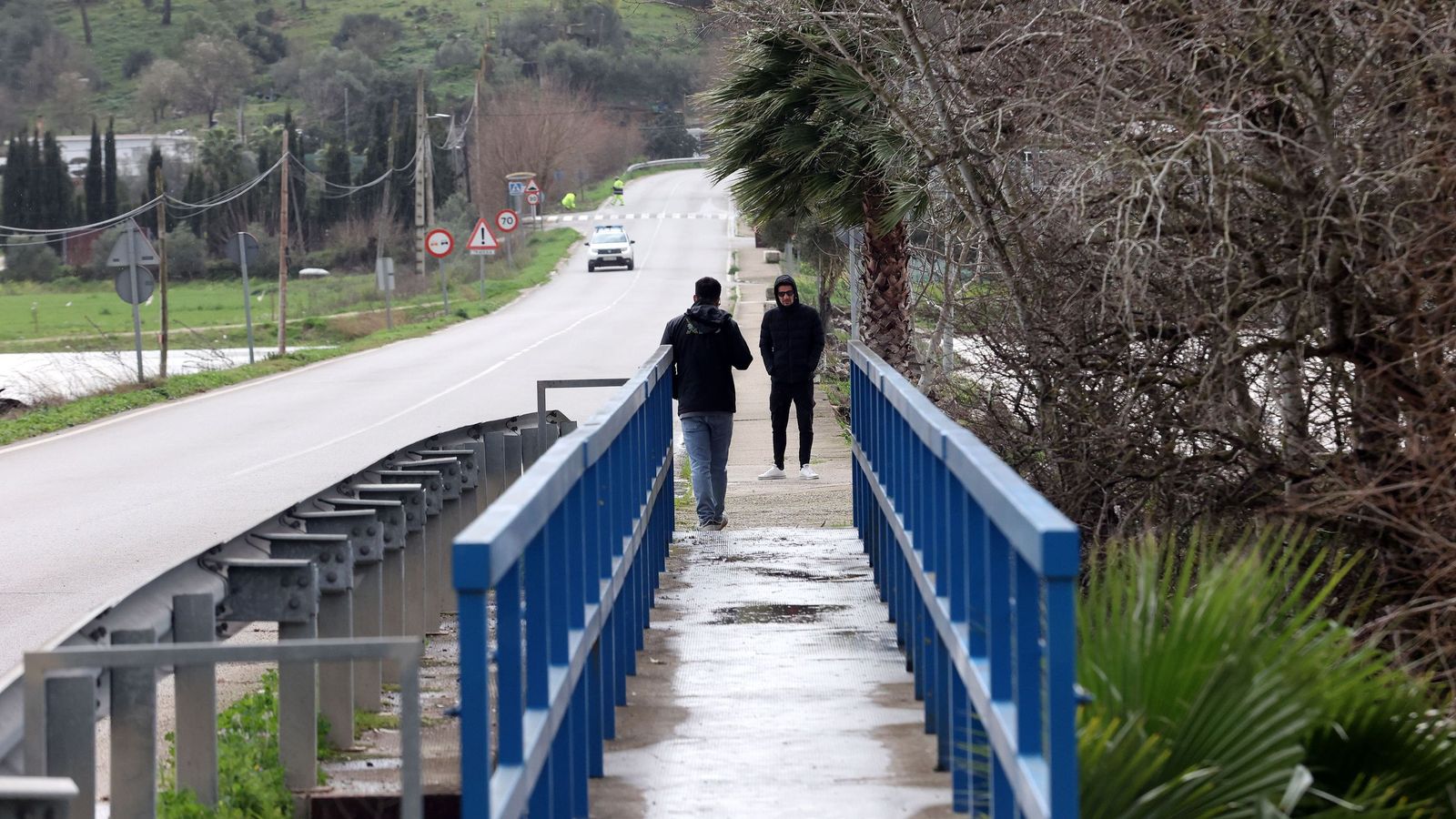 Así afronta la zona rural de Jerez la subida del río Guadalete