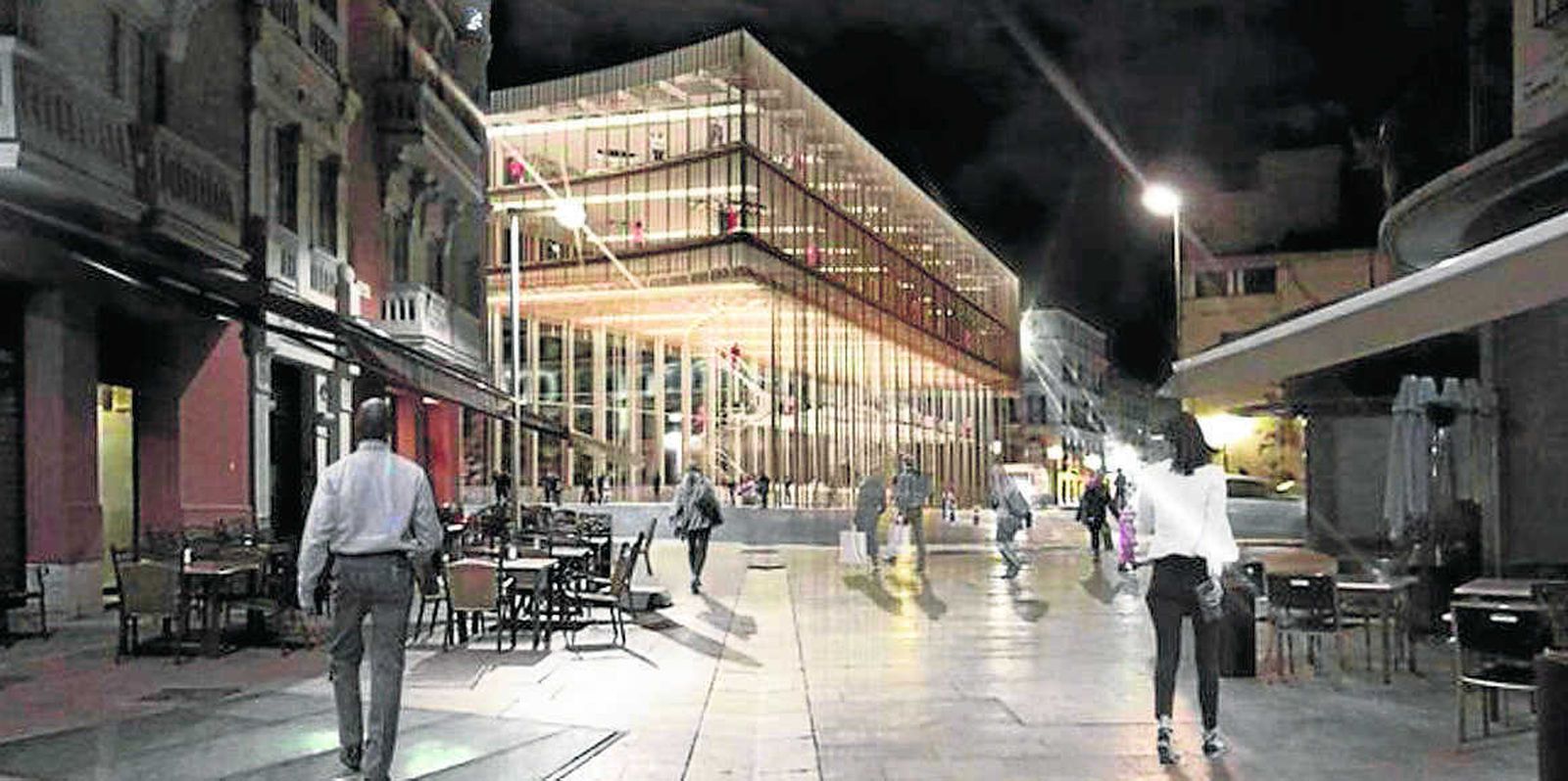 Diseño previsto en la oferta Zoco Cultural.