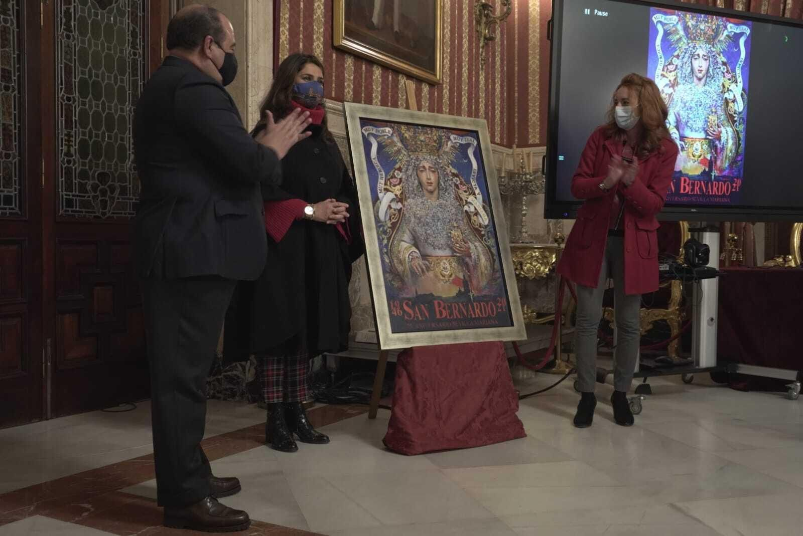 Así es el cartel y los actos conmemorativos del 75 aniversario de la concesión del título de mariana a Sevilla.