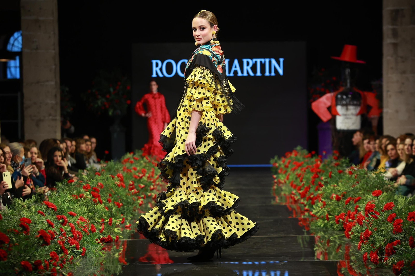 Desfile de Rocío Martín de Gitana en la Pasarela Flamenca Jerez Tío Pepe 2023