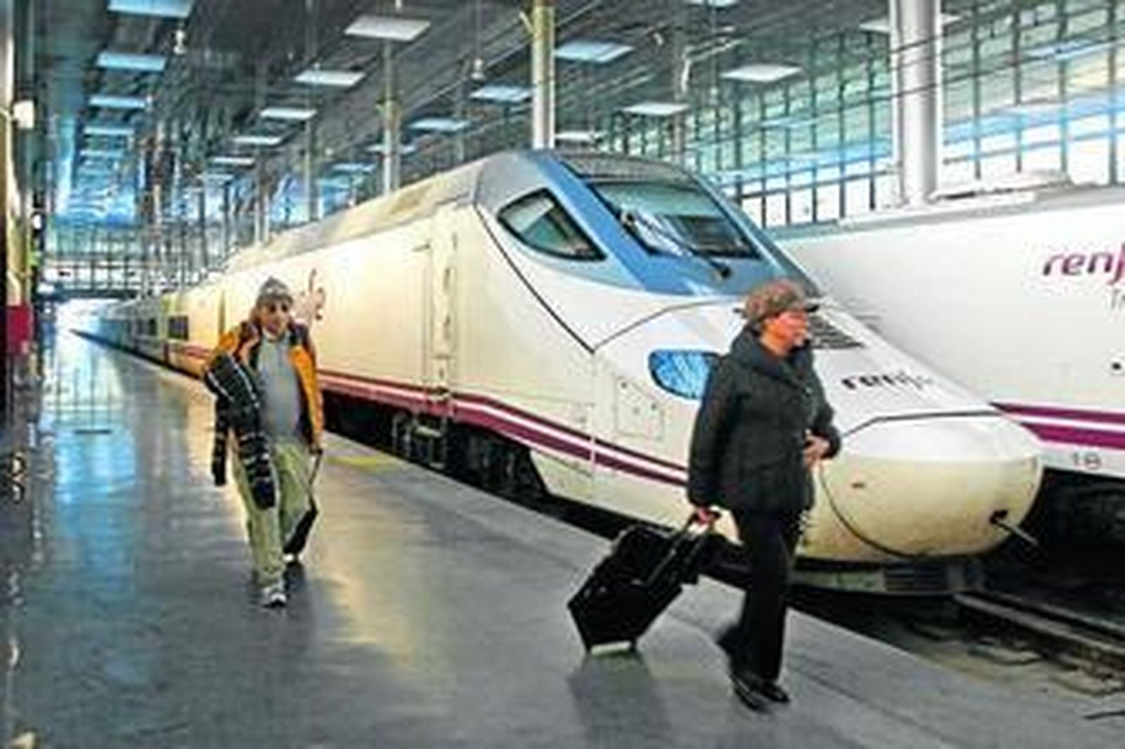 Uno de los trenes Alvia que realiza el recorrido entre Cádiz y Madrid.
