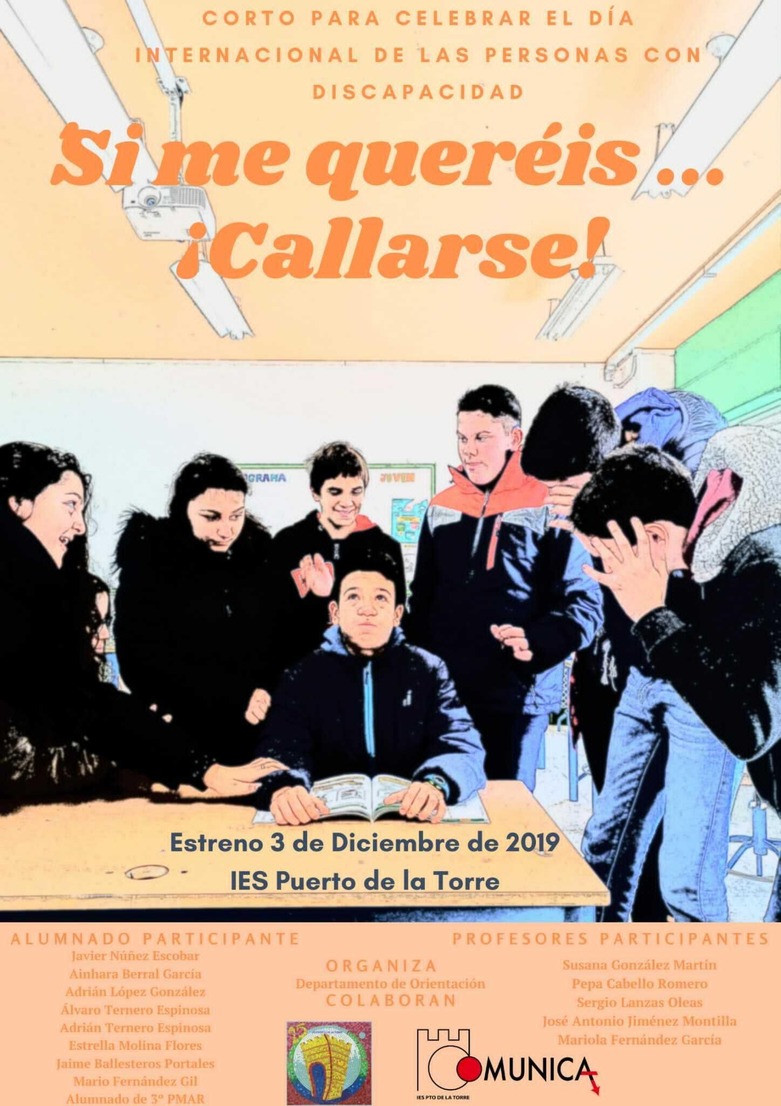 Cartel del cortometraje.