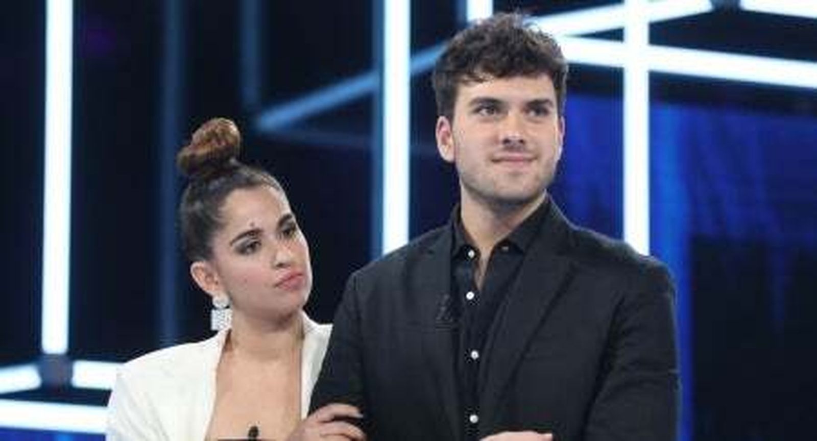 Javy junto a Anaju, que se salvó de la expulsión.