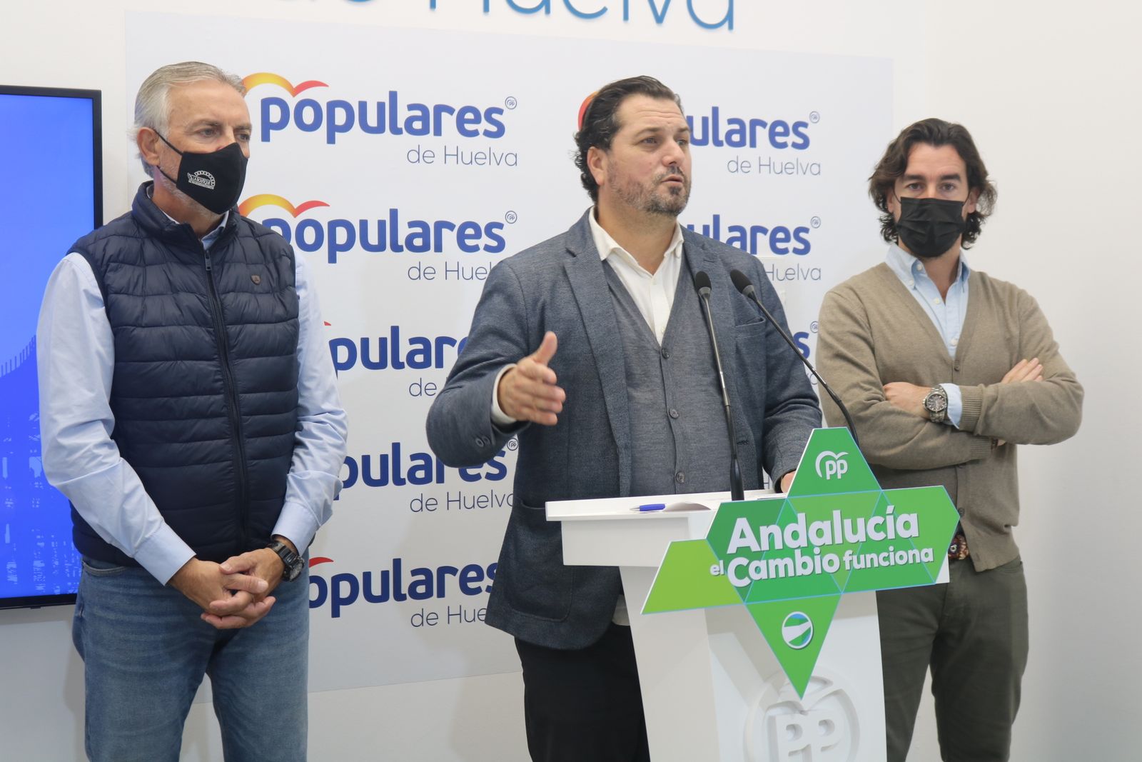 Jaime Pérez, durante su rueda de prensa.