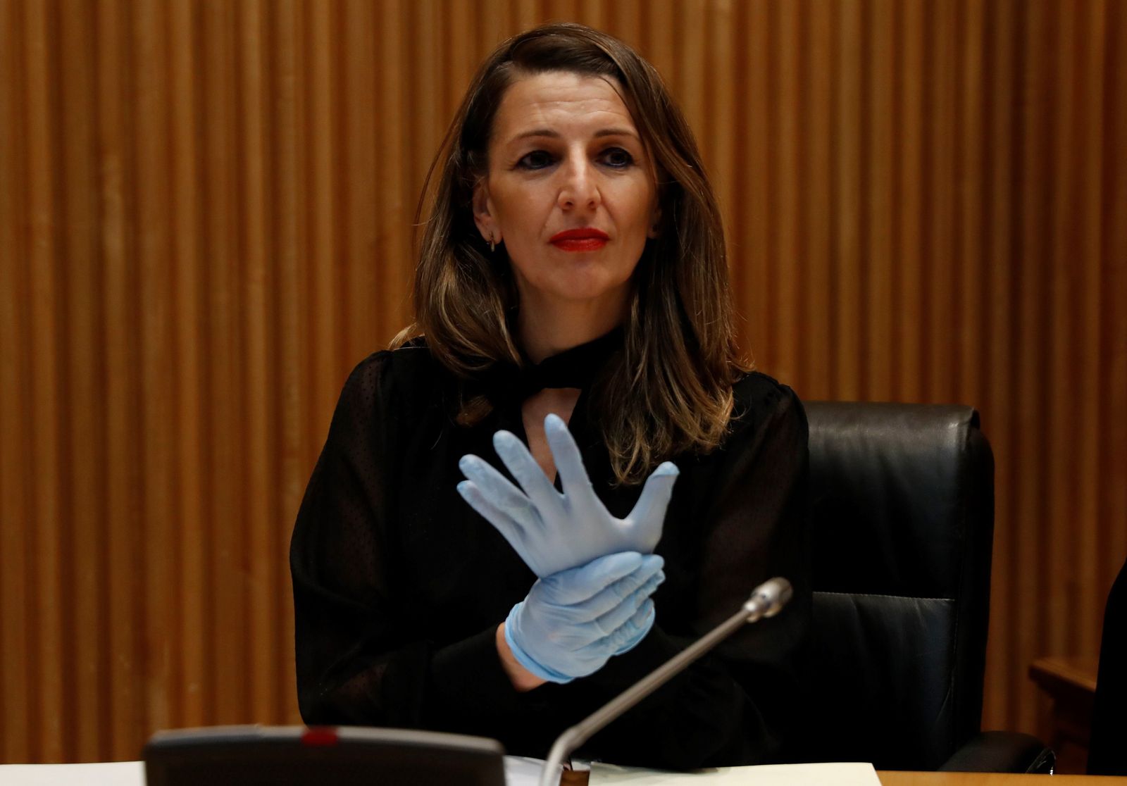 Comparecencia este martes en el Congreso de la ministra de Trabajo, Yolanda Díaz