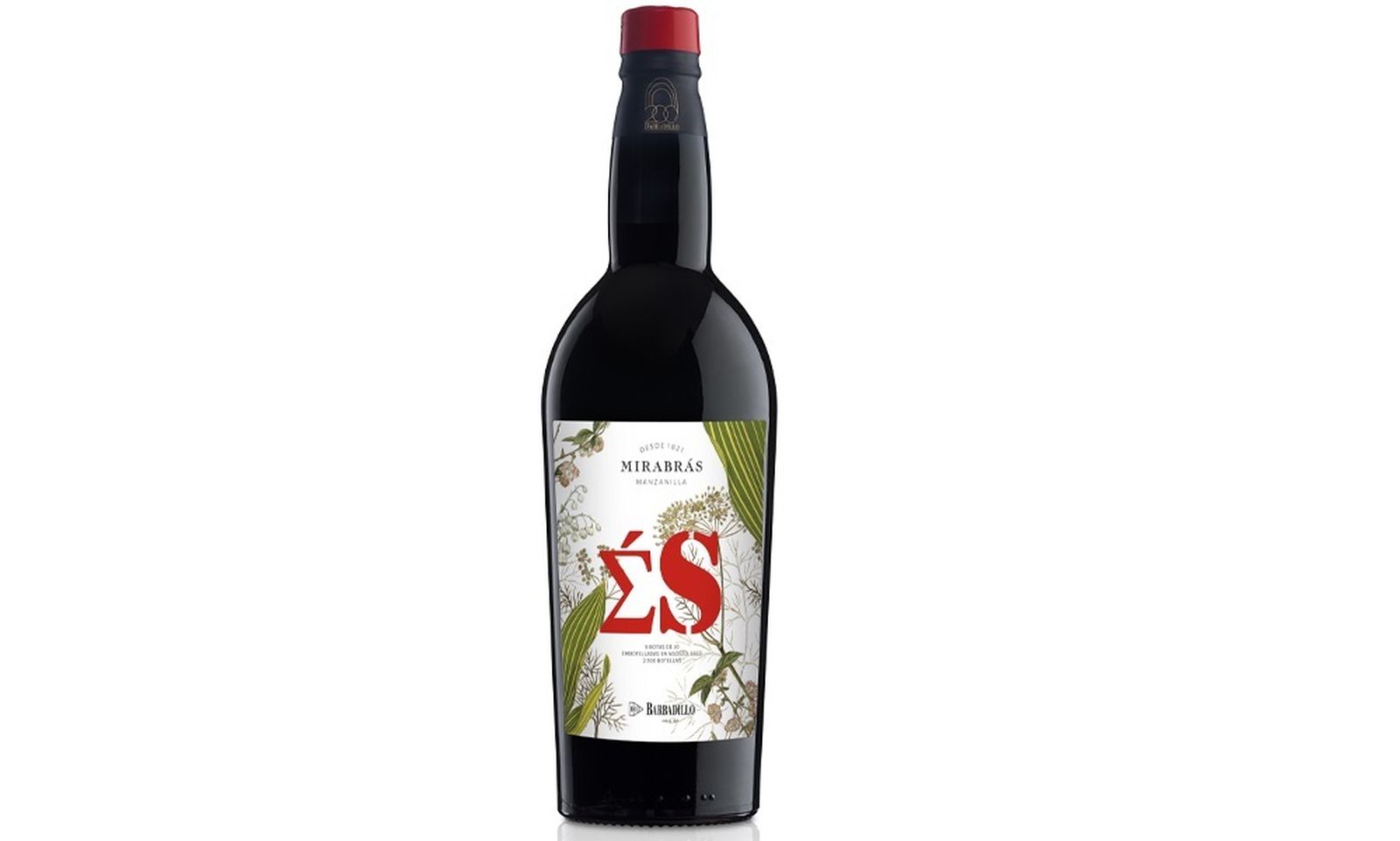 Botella de ÁS Sumatorio, la nueva manzanilla con alma de vino blanco de Barbadillo.