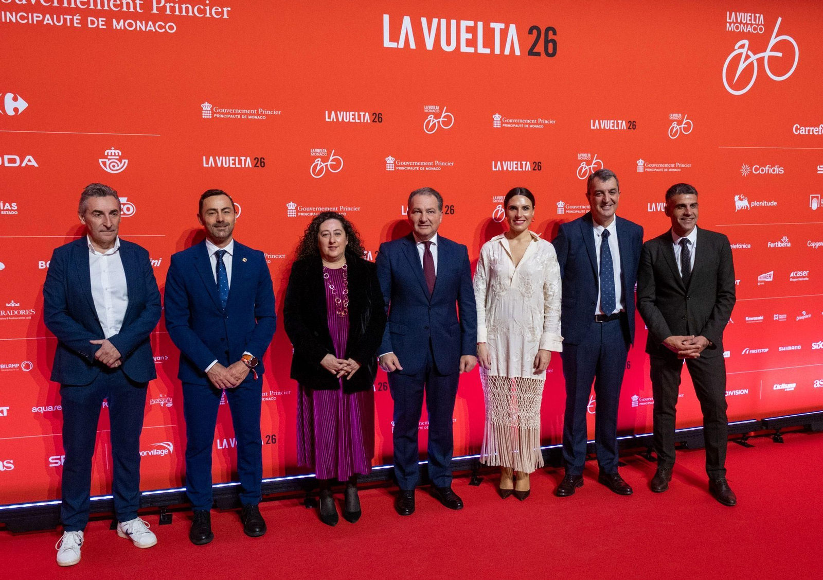 Delegación onubense en la presentación oficial de La Vuelta 2026.