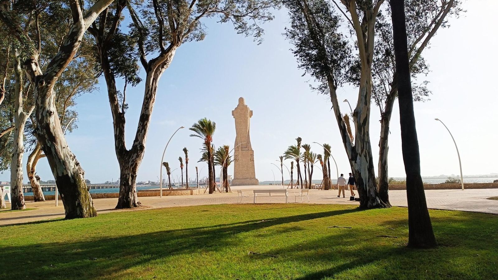 Nueva zona ajardinada en la Punta del Sebo, un lugar para la presencia permanente de Gertrude V. Whitney.