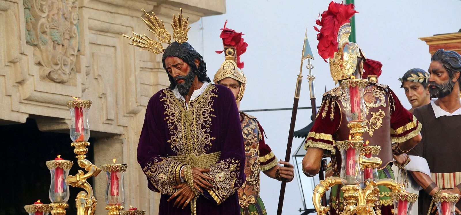 El Señor de la Sangre, en su paso procesional.