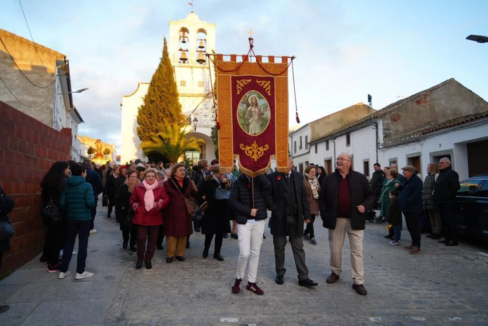 La procesión de San Sebastián en Pozoblanco 49 años después, en imágenes