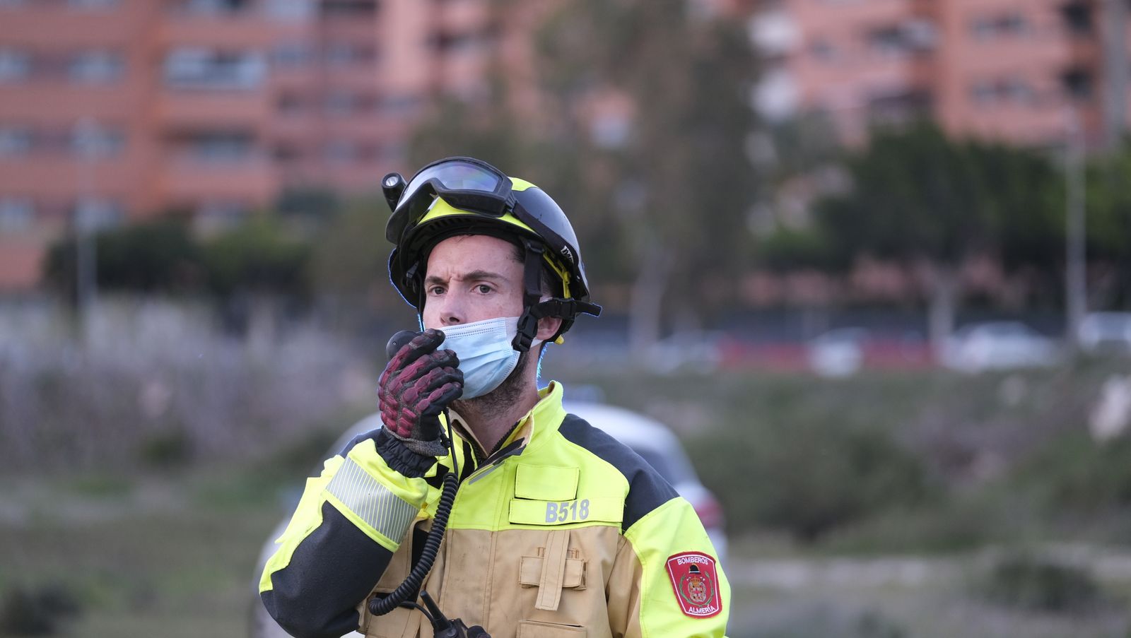 Fotogalería incendio descampado Vega de Acá. Almería