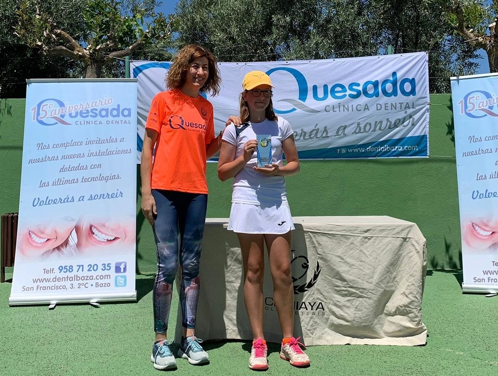 La roquetera Carlota Iniesta, vencedora en un torneo de categoría infantil celebrado en Baza (Granada)