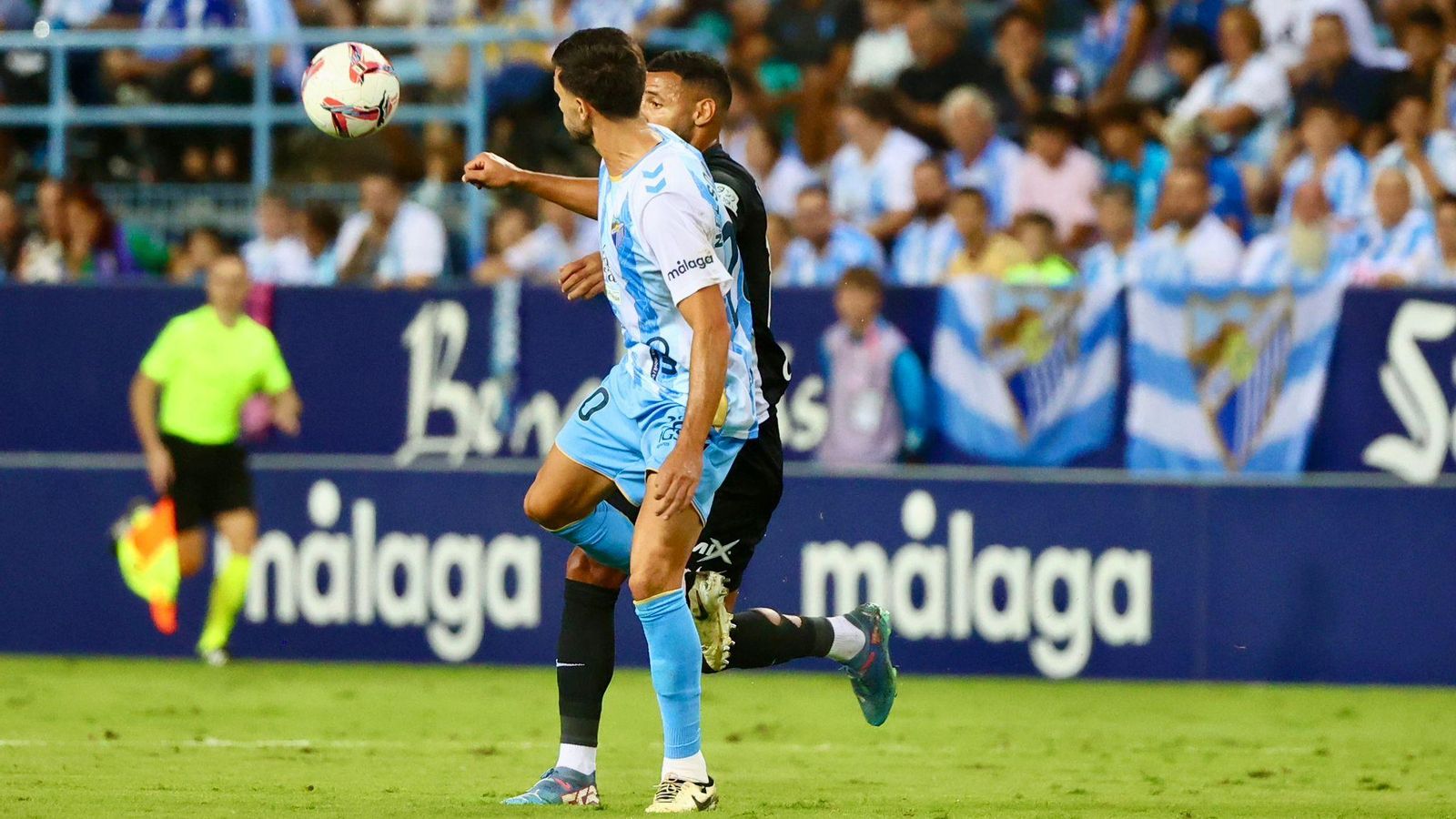 El Málaga CF - Elche, en fotos