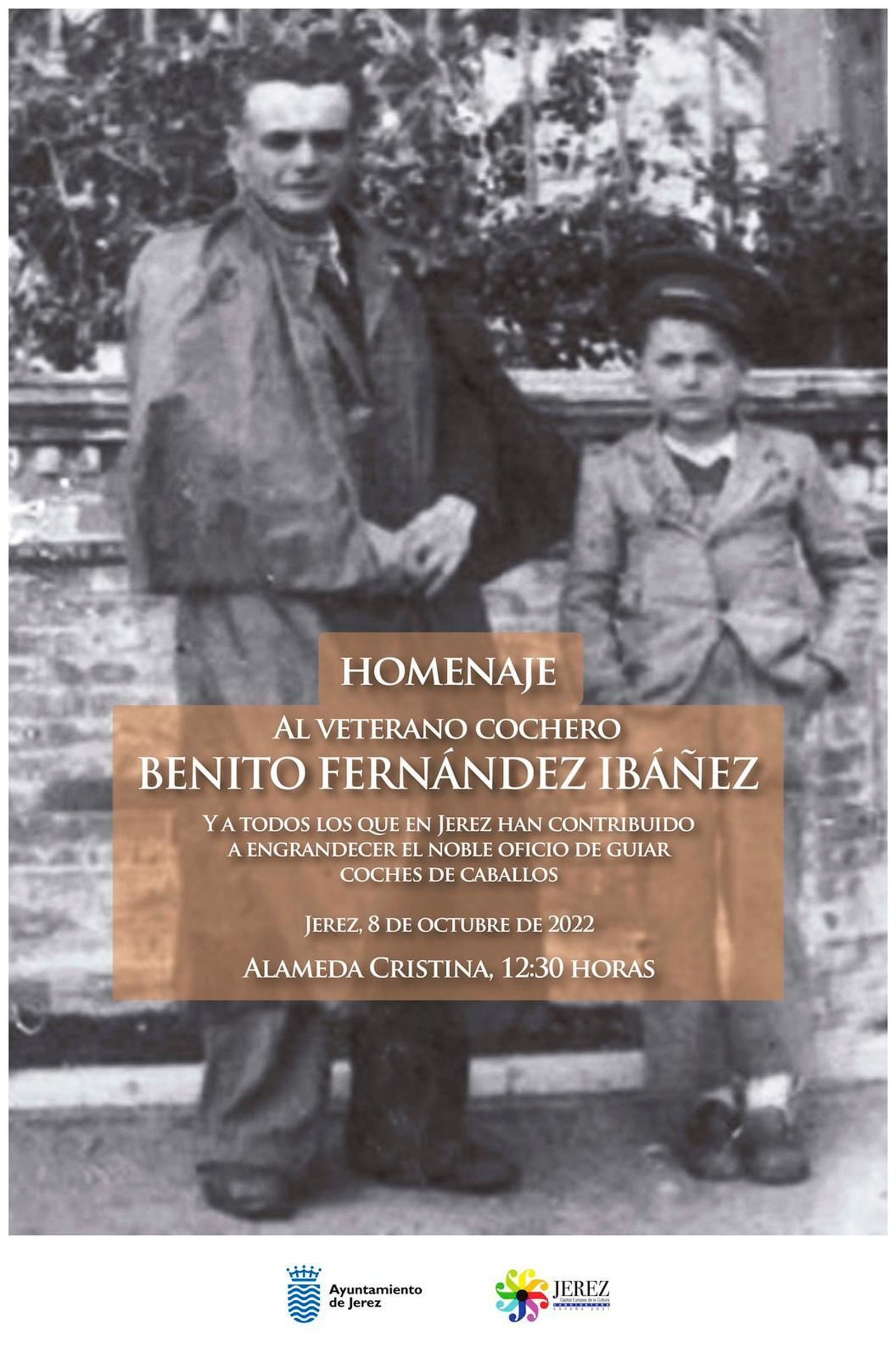 Cartel del evento programado para este sábado.